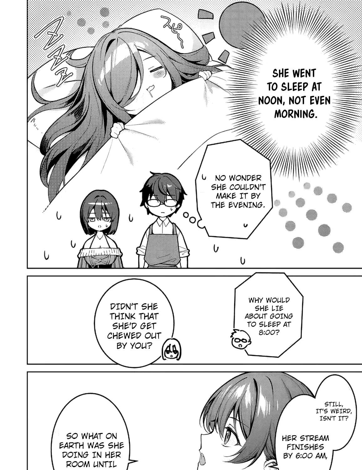 Tier 1 Shimai: Yuumei Yonshimai wa Boku nashi de wa Ikirarenai Chapter 3.2 - page 9