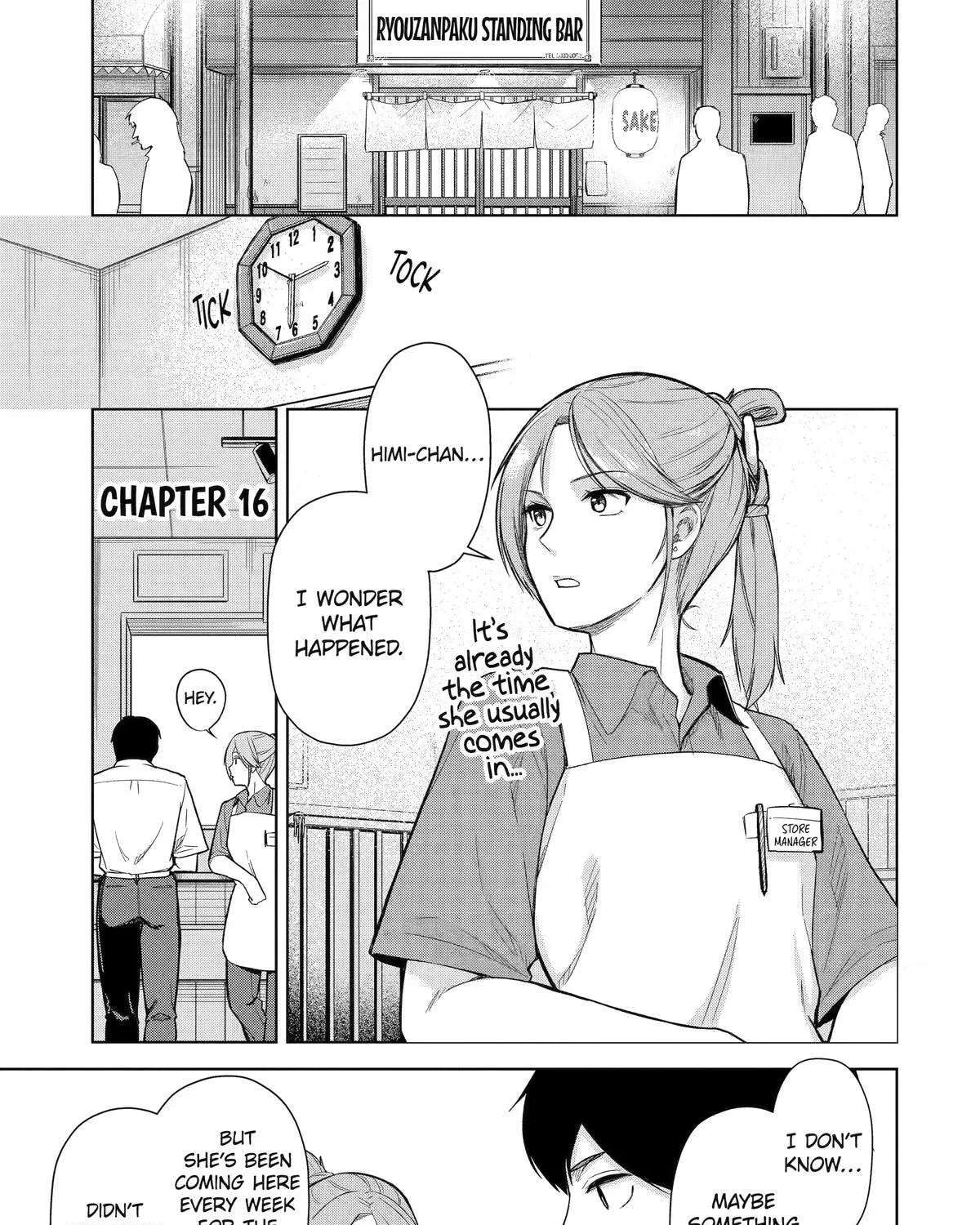 Tachinomi Izakaya de Kuudere Downer-kei Joshidaisei ga Tonari ni Kuru Hanashi Chapter 16 - page 1