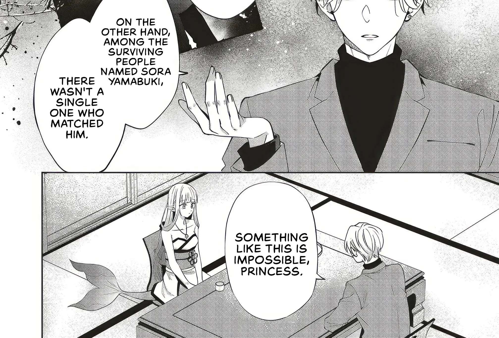 Akinai Ningyo to Soukuu no Hatsukoi Chapter 8.1 - page 4