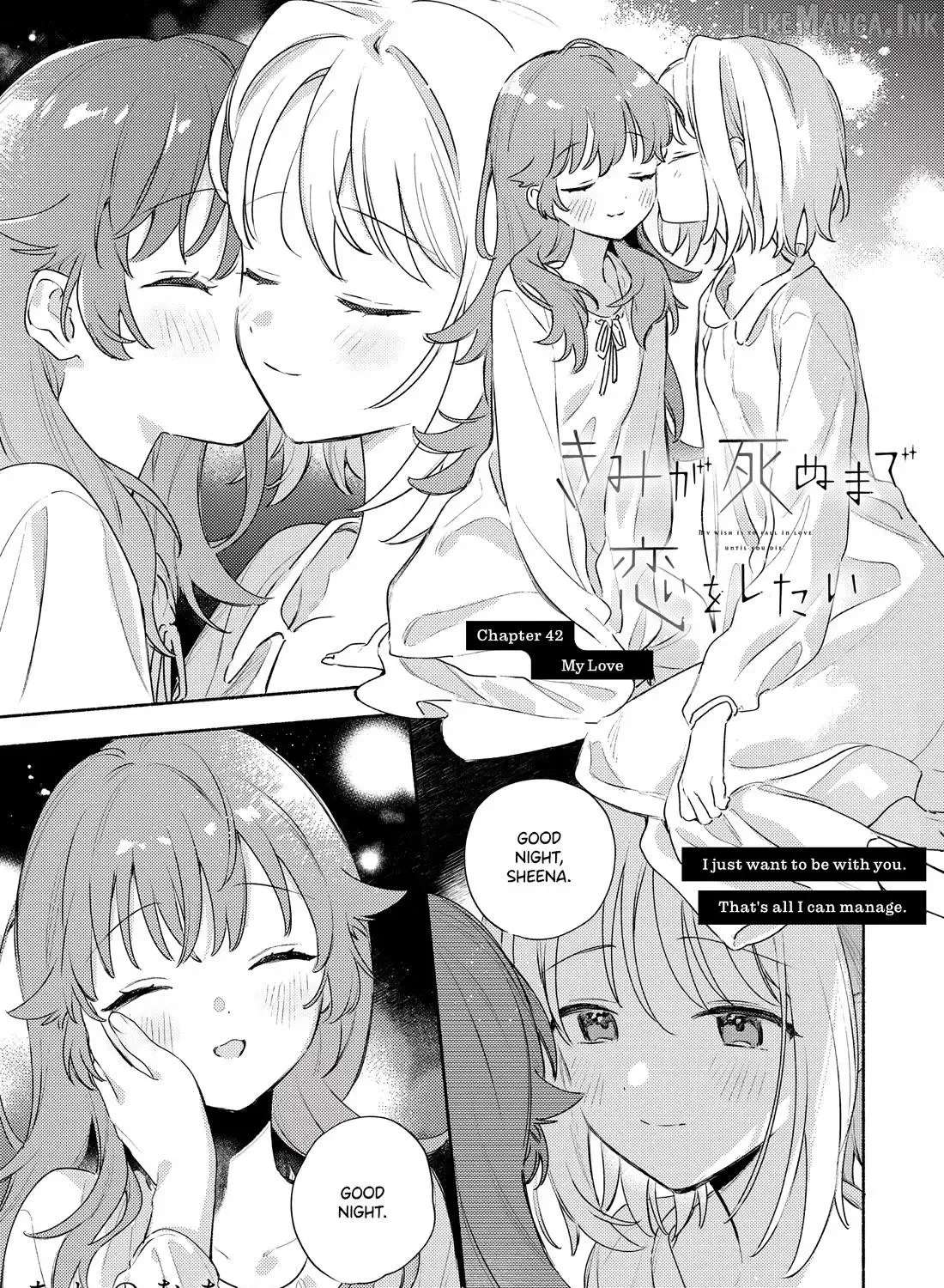 Kimi ga Shinu made Koi wo shitai Chapter 42 - page 1