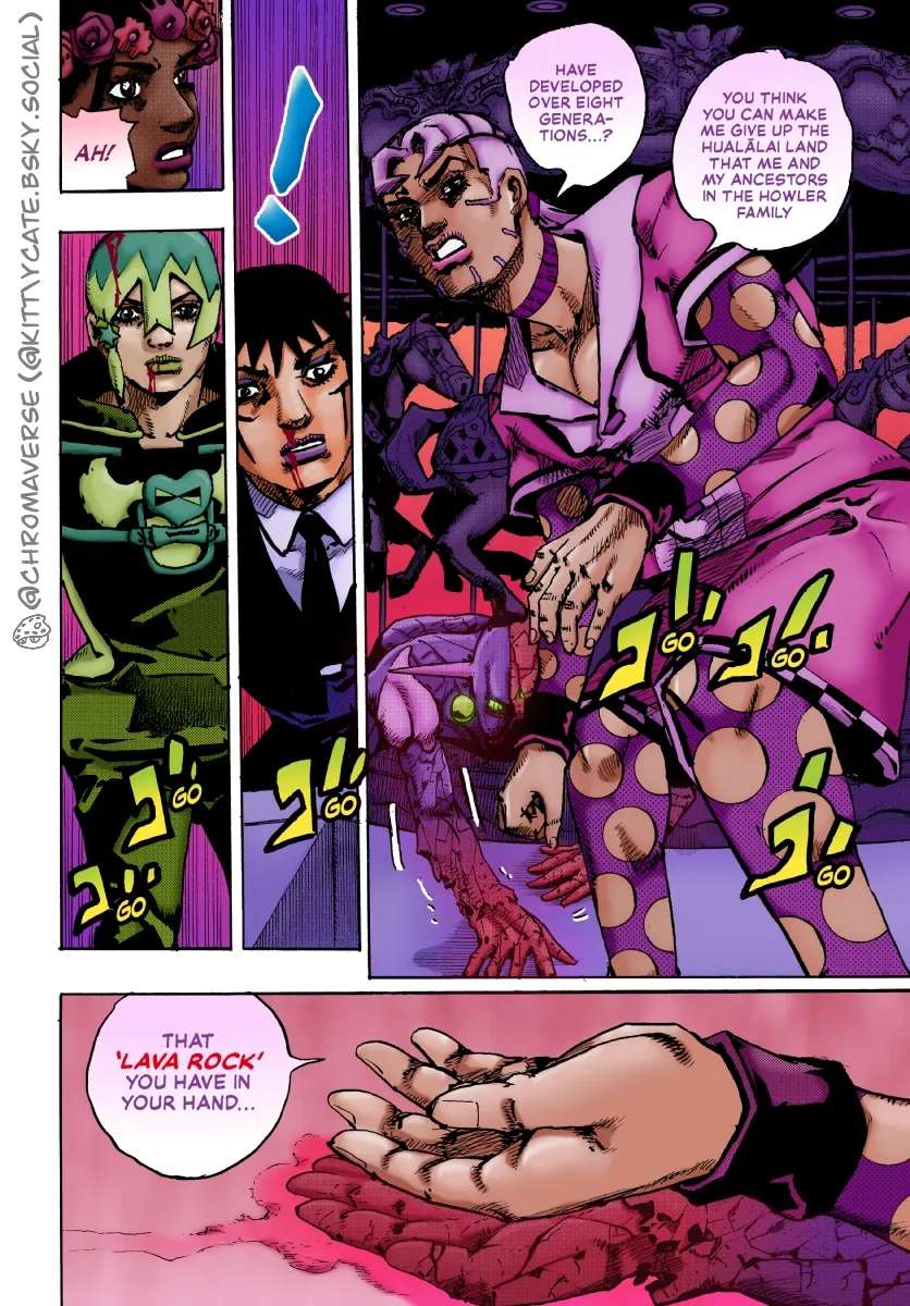Jojo's Bizarre Adventure Part 9 - The Jojolands (Fan-Colored) Chapter 32 - page 6