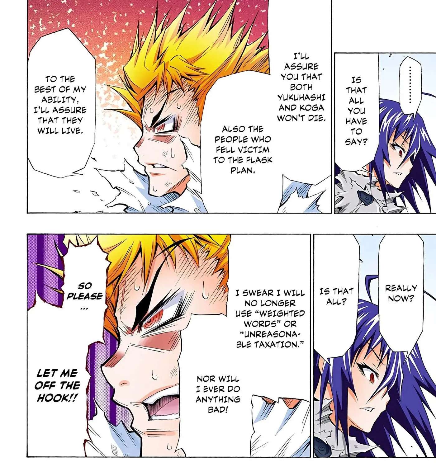 Medaka Box (Official Colored) Chapter 55 - page 11