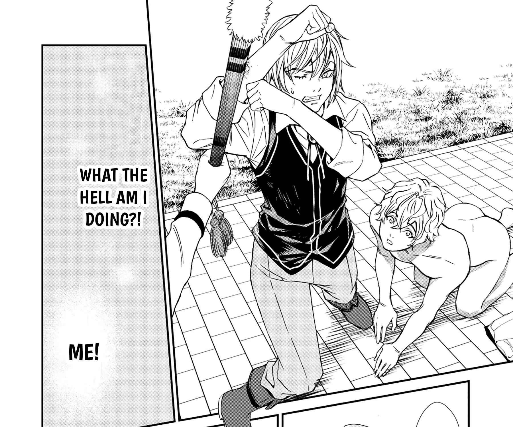 Akuyaku Reijou Taisen ~Teihen Kizoku no Ore wa Teisou Kannen Gyakuten Sekai de Gekokujou suru~ Chapter 1 - page 38