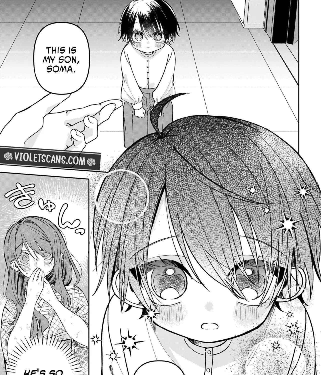 Unmei no Ban to Kekkonshitara, Tenshi Musuko no Keibo ni Narimashita Chapter 2 - page 7