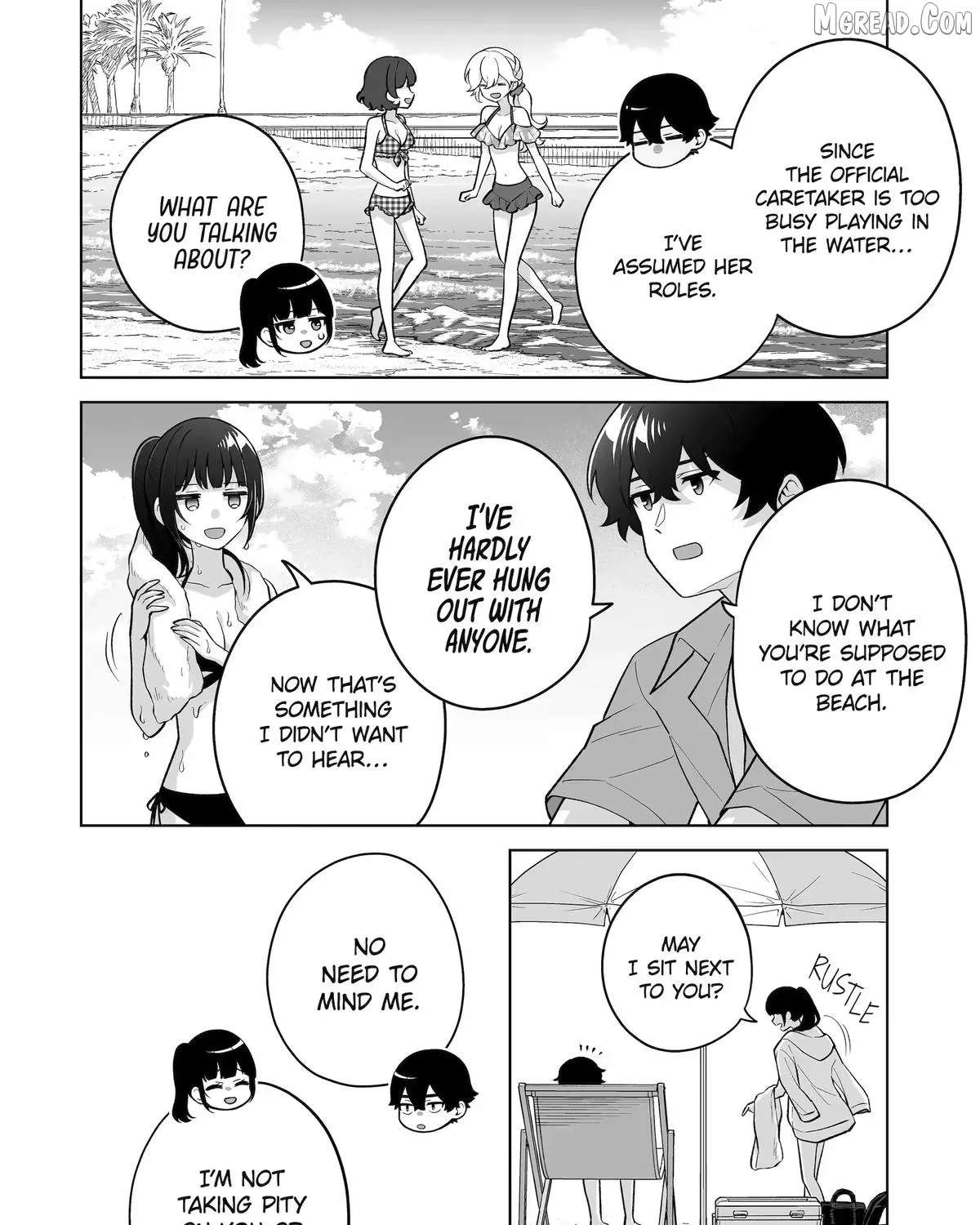 Please Leave Me Alone (For Some Reason, She Wants To Change A Lone Wolf's Helpless High School Life.) Chapter 36 - page 35