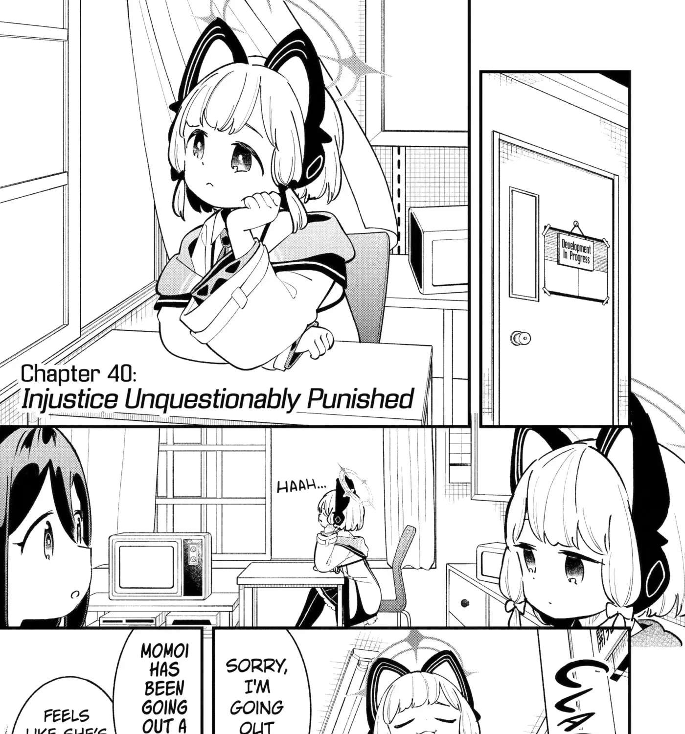 Blue Archive: Game Kaihatsubu Daibouken! Chapter 40 - page 1