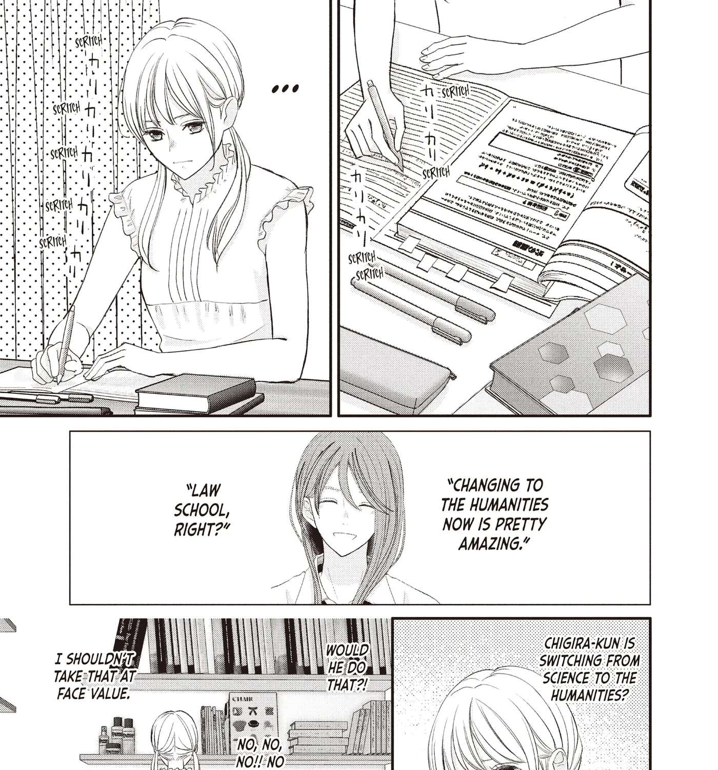 Nanoni, Chigira-kun ga Amasugiru. Chapter 54 - page 57