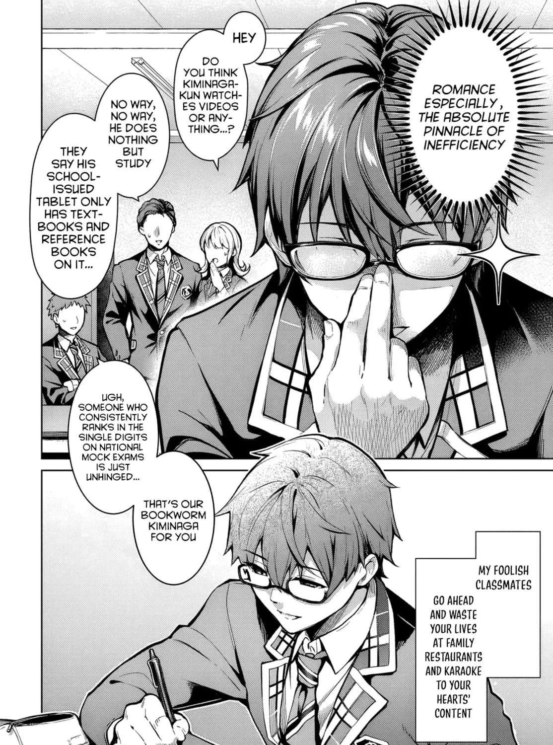 Tier 1 Shimai: Yuumei Yonshimai wa Boku nashi de wa Ikirarenai Chapter 1 - page 8