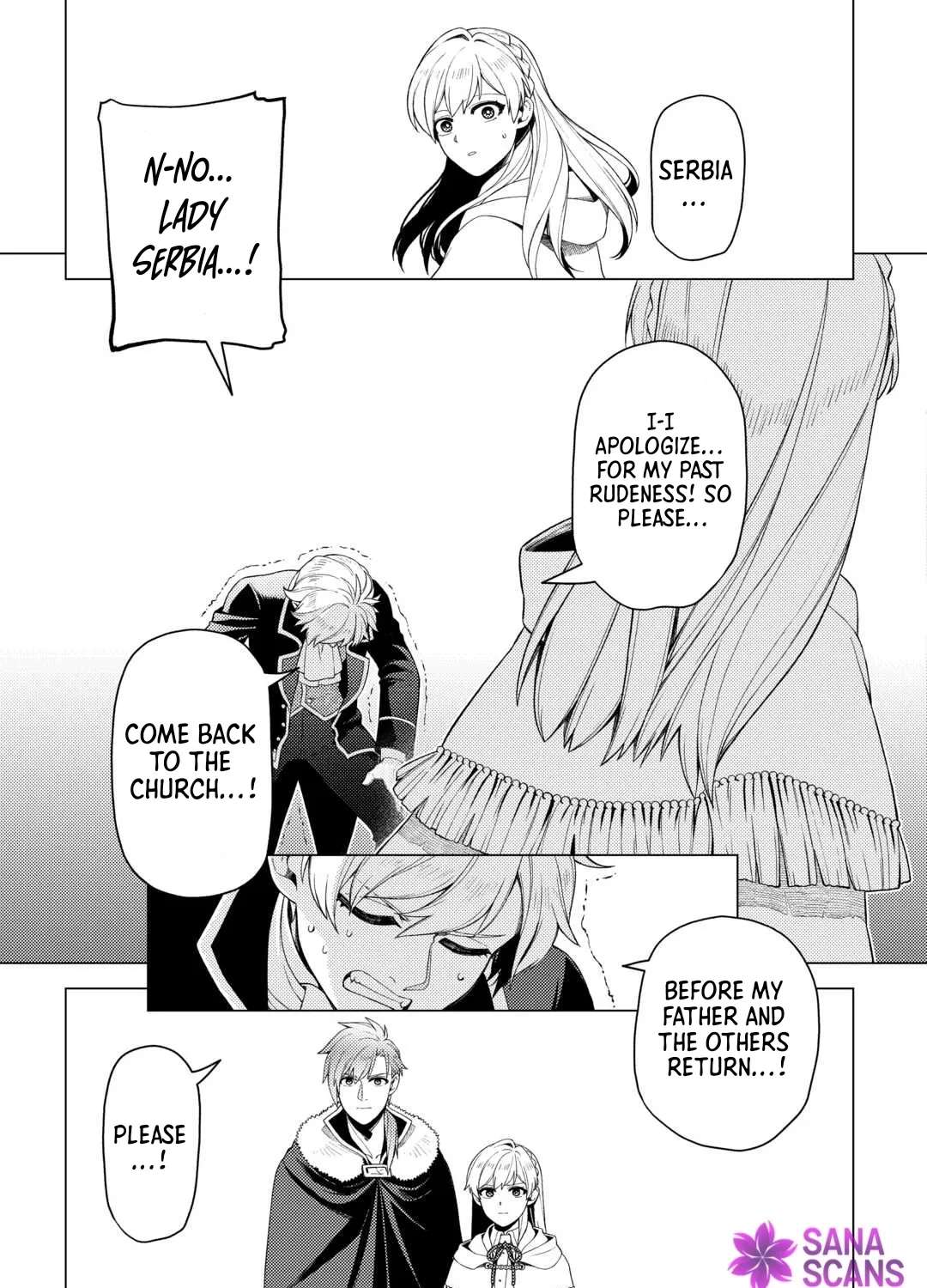 I Won’t Go Back to the Church, Even If You Cry and Apologize! Chapter 6 - page 33