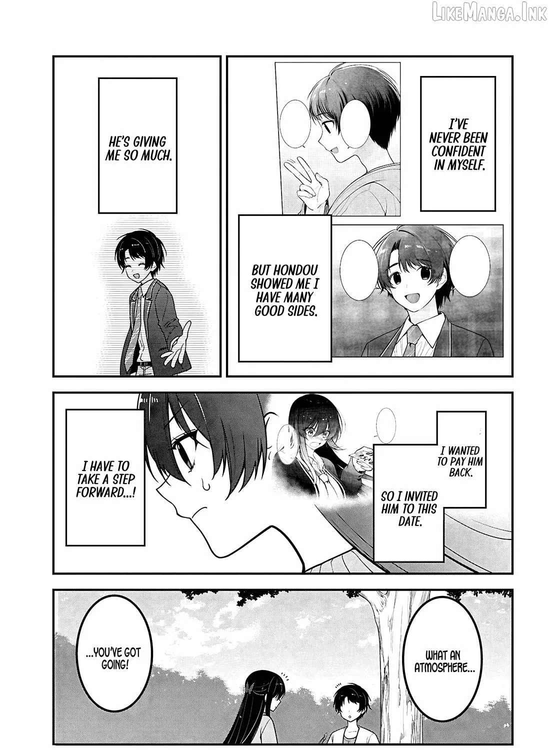 The Yankee Shimizu-san Sitting Next to Me Has Dyed Her Hair Black Chapter 21 - page 17