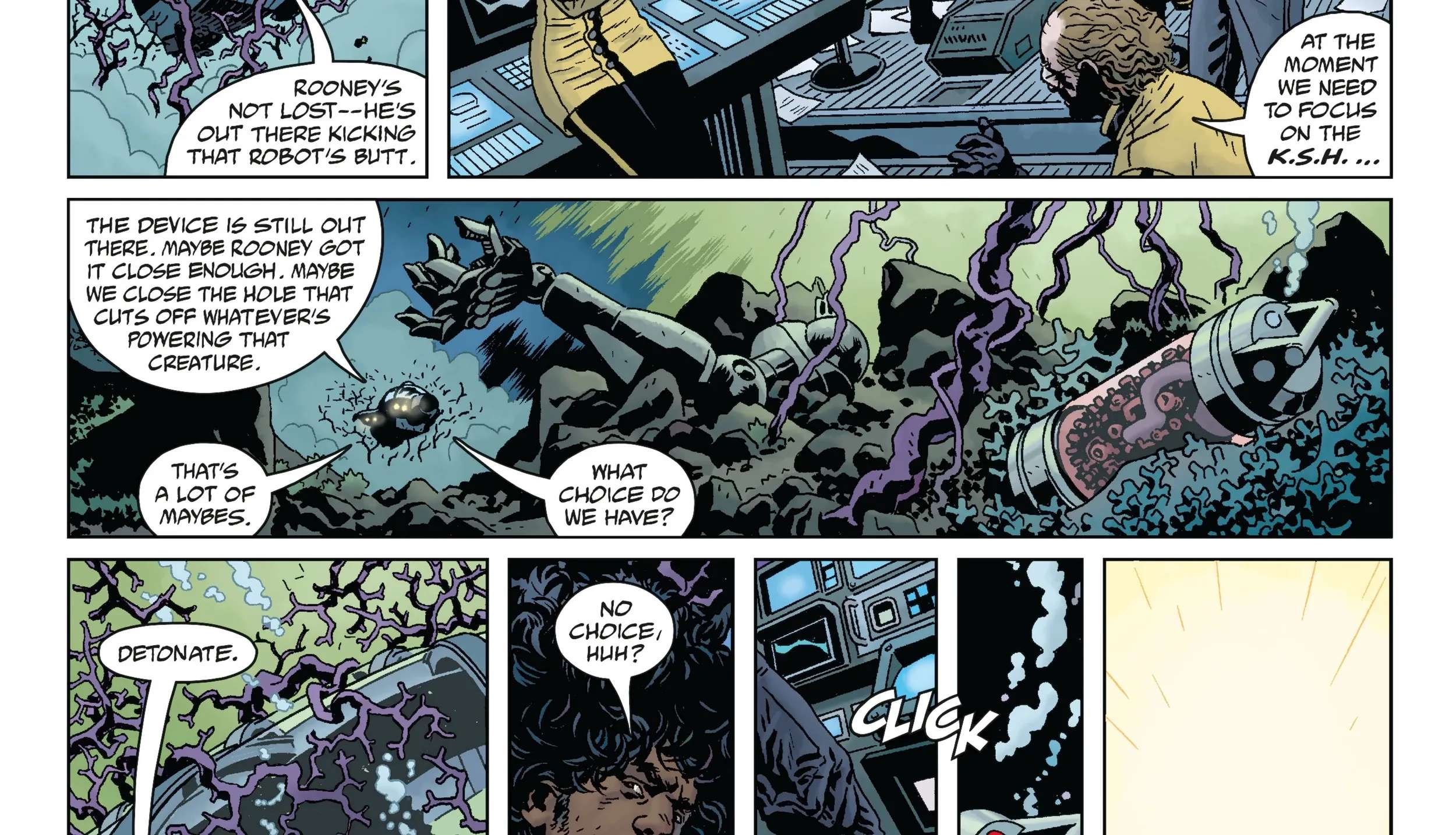 Giant Robot Hellboy Returns Chapter 1 - page 56