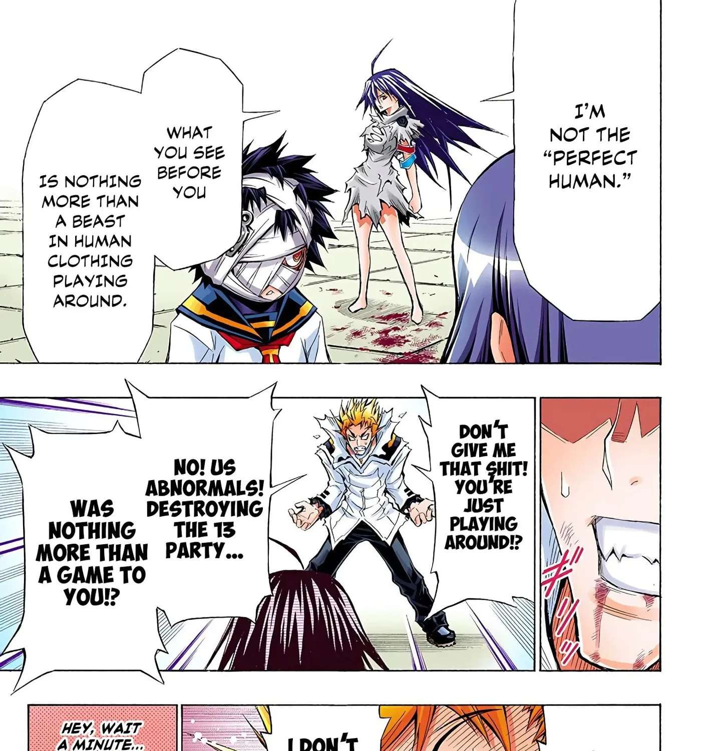 Medaka Box (Official Colored) Chapter 54 - page 33