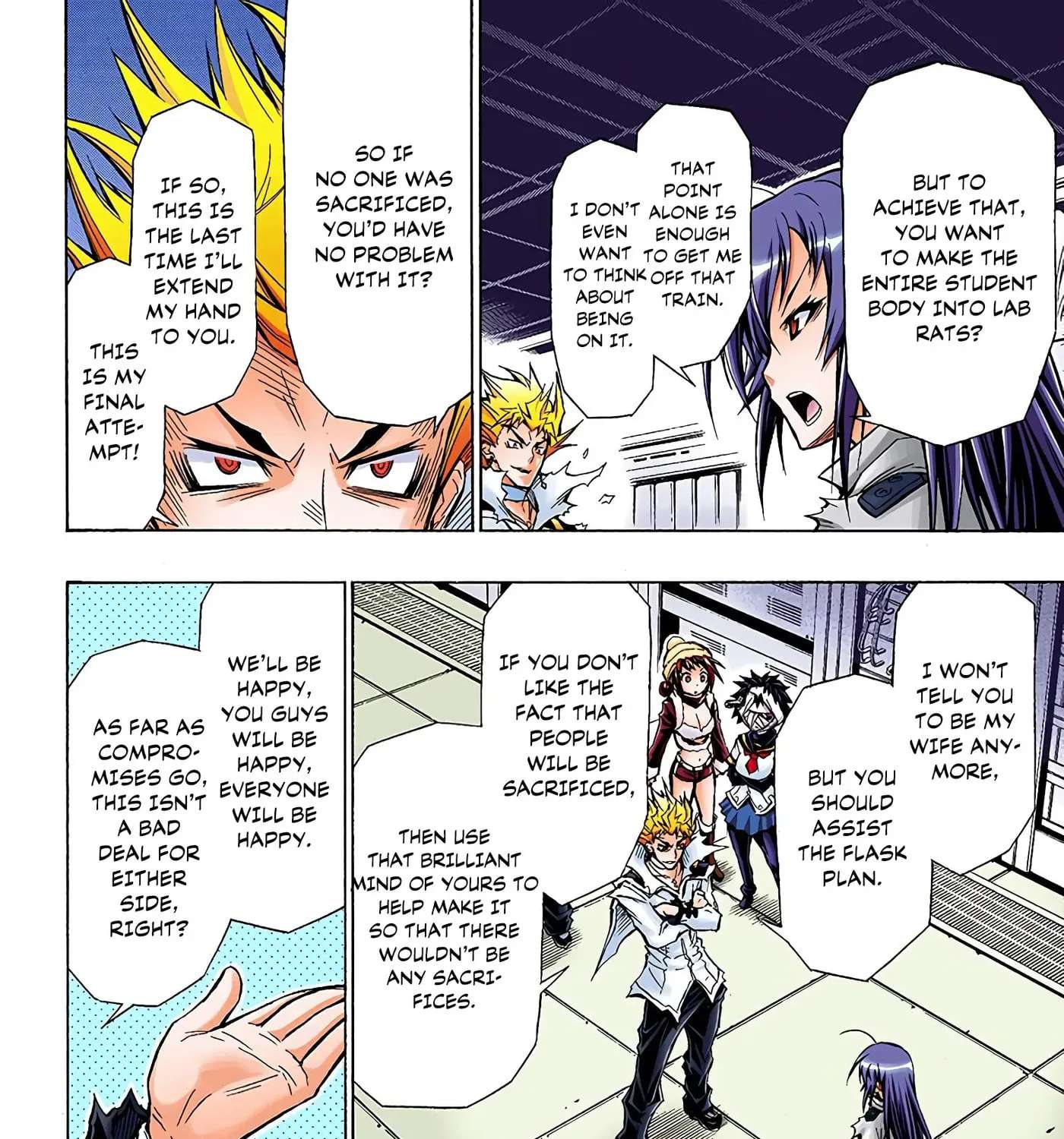 Medaka Box (Official Colored) Chapter 53 - page 19