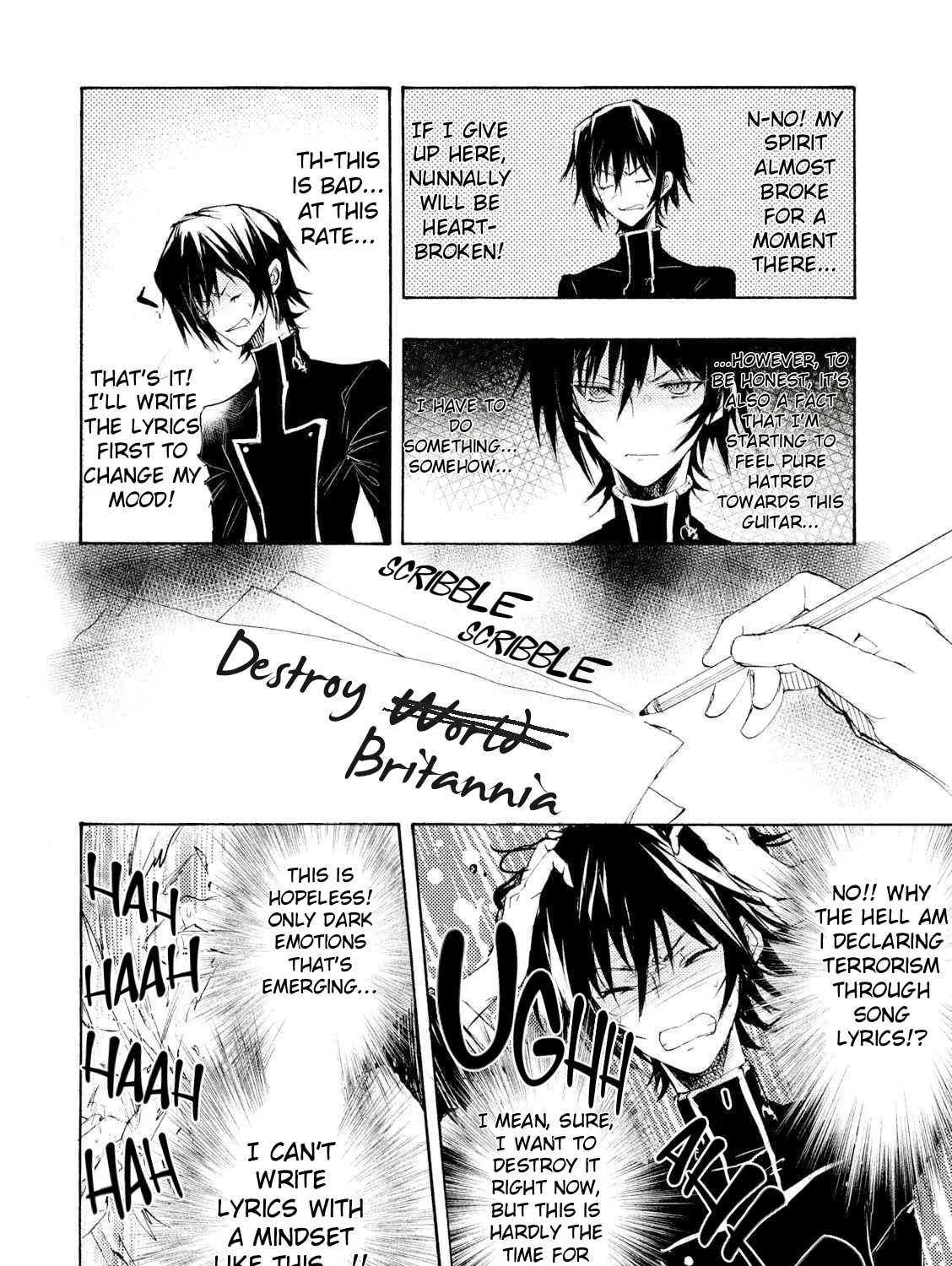 Code Black: Lelouch of the Shred Guitar Chapter 2 - page 12