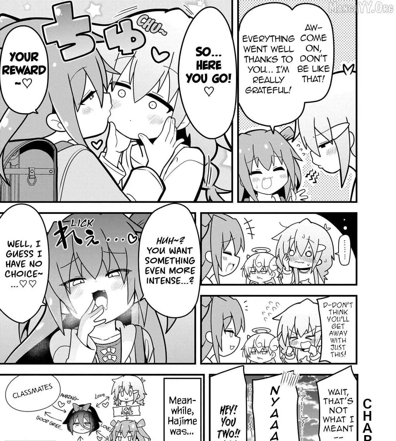 Mesugaki ga Watashi wo Wakarase ni Kuru no de Shouri no Mesugaki no Chikara wo Karite Kocchi mo Wakarase ni Ikimasu. Chapter 4 - page 58