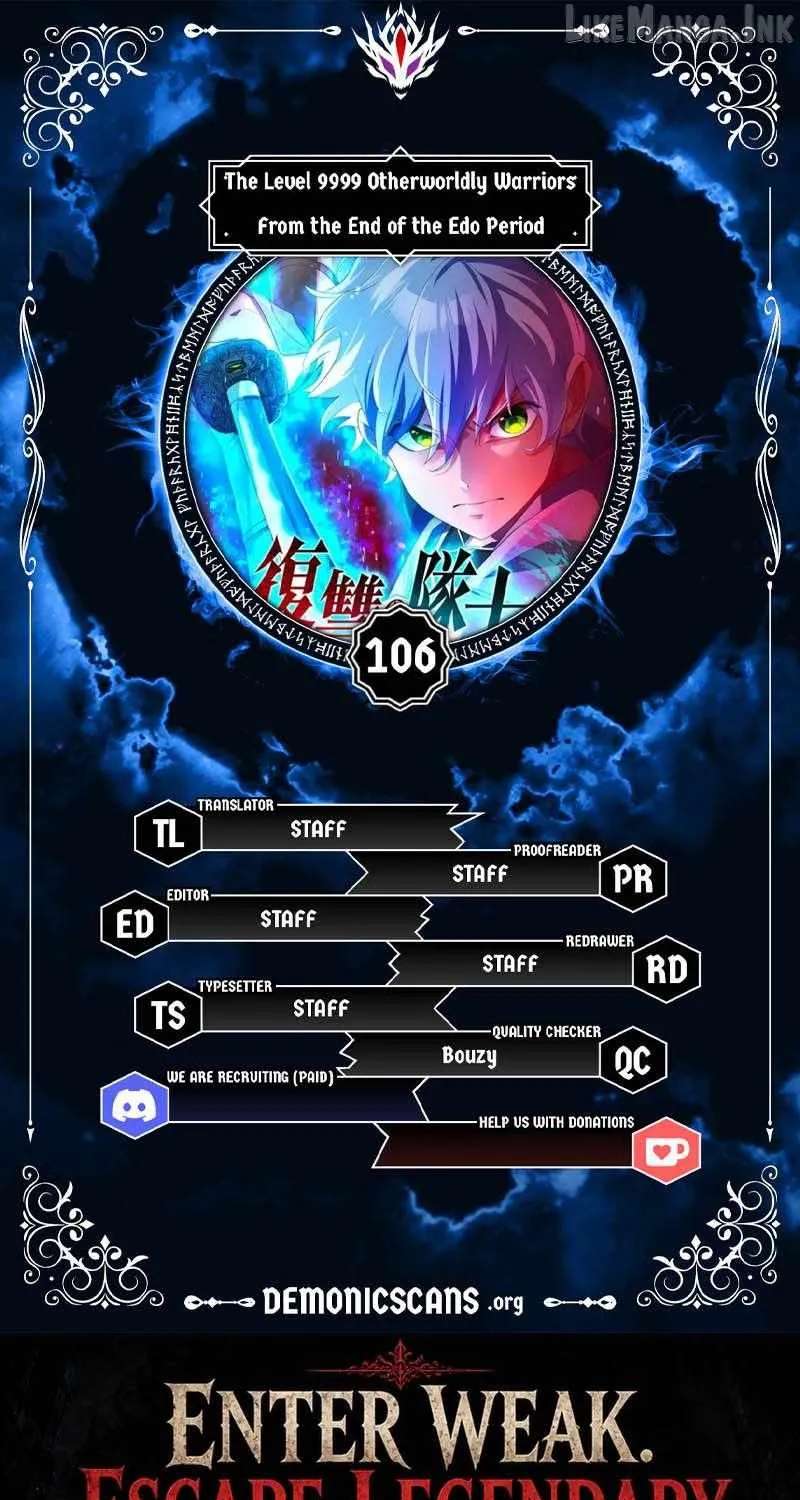 Fukushuu No Taishi - Level 9999 No Bakumatsu Isekai Tensei Chapter 106 - page 1