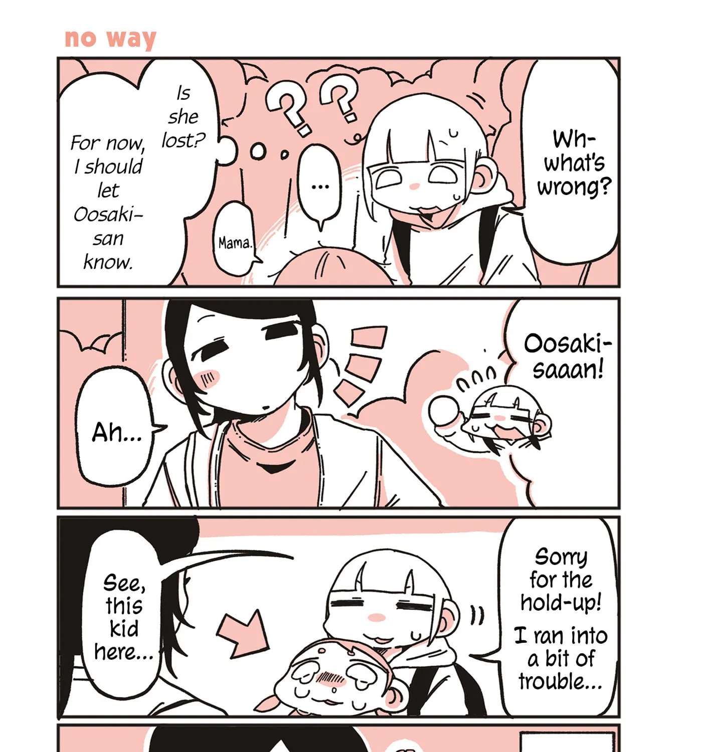 Oosaki-san & Komori-san Chapter 90 - page 1