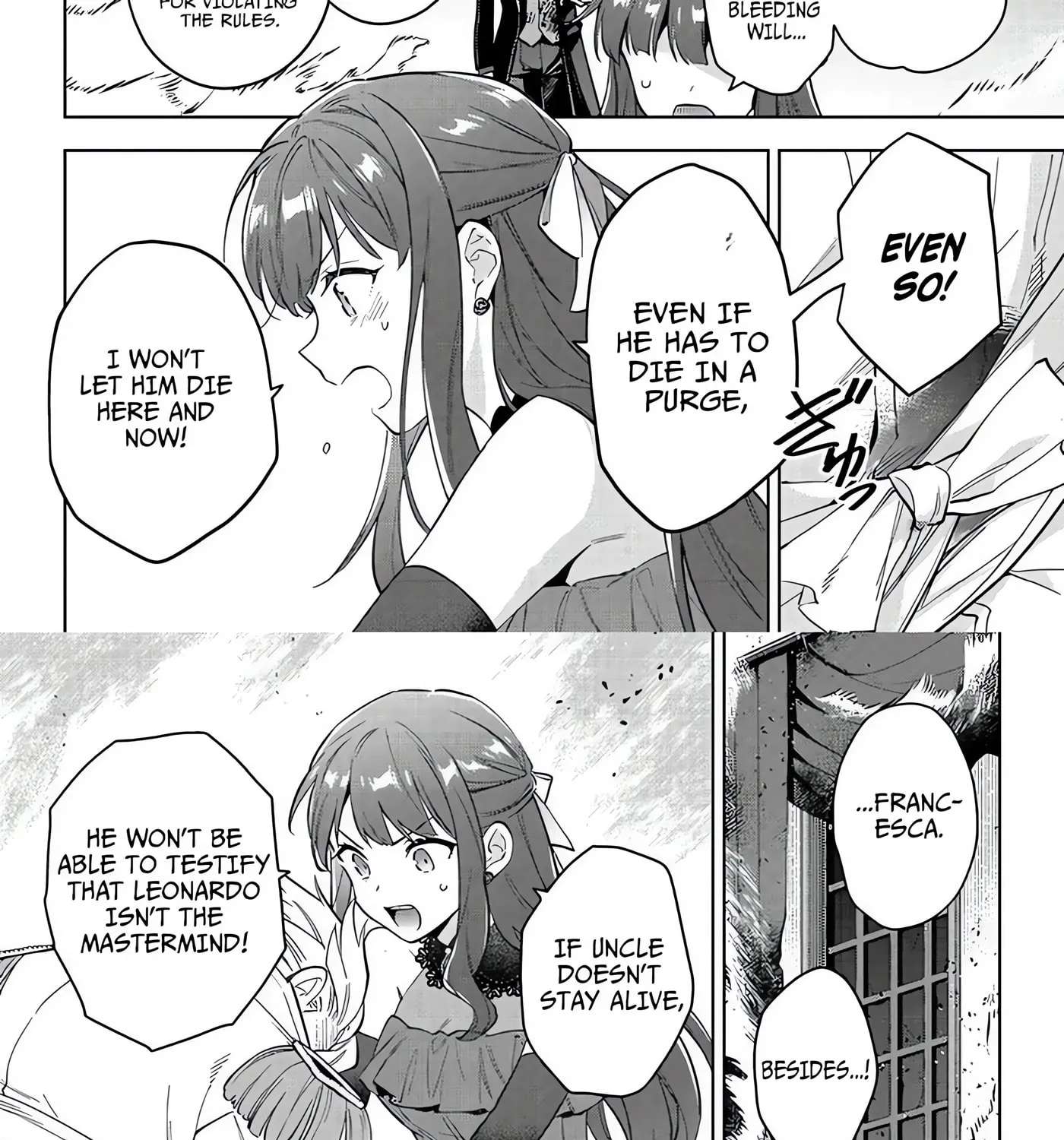 Akutou Ikka no Mana Musume, Tensei Saki mo Otome Game no Gokudou Reijou deshita.: Saijoukyuu Rank no Akuyaku-sama, Sono Dekiai wa Fuyou desu! @COMIC Chapter 30 - page 38