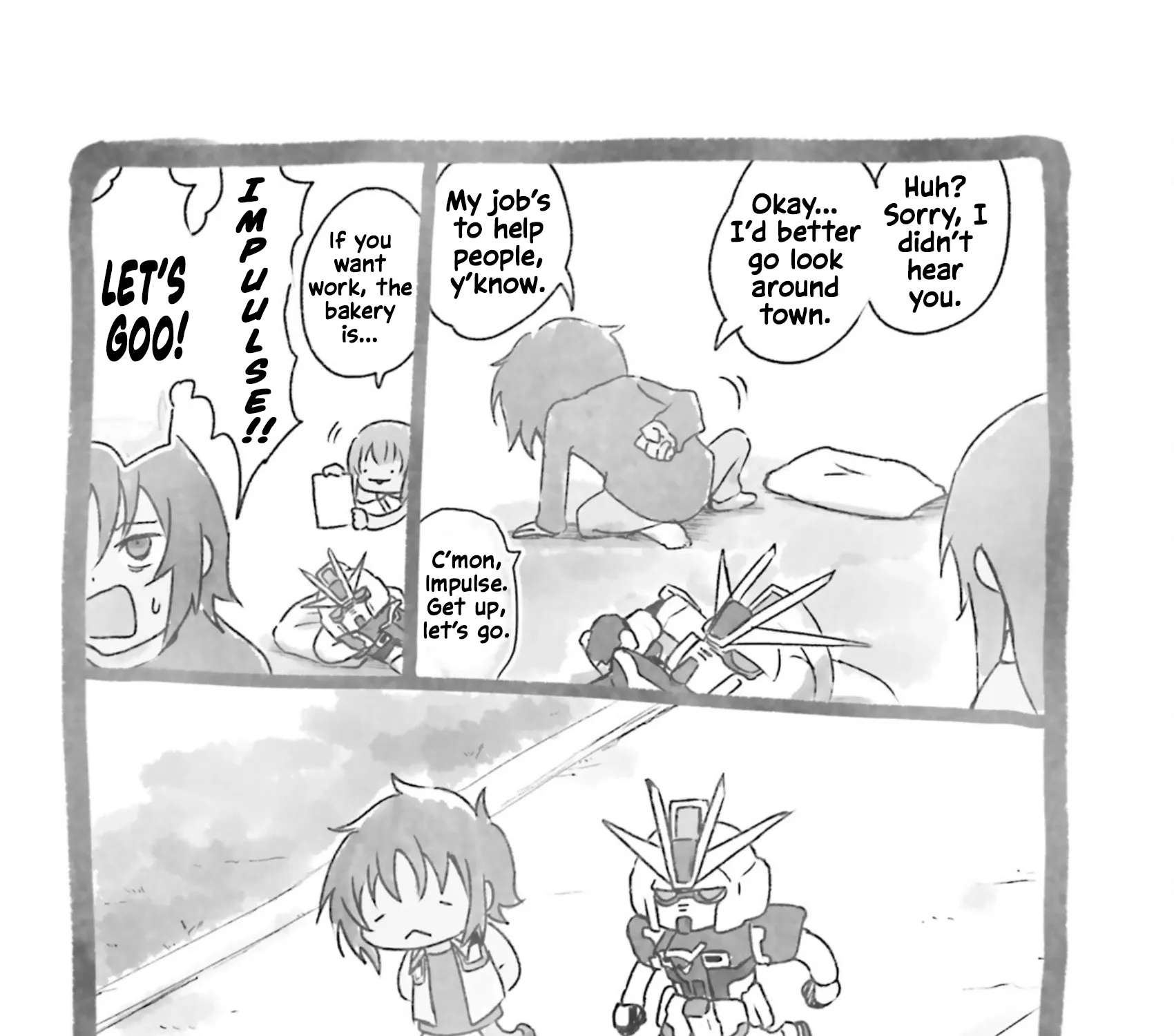 Mobile Suit Gundam SEED Problem Solvers! Shinn & Impulse Chapter 1 - page 7