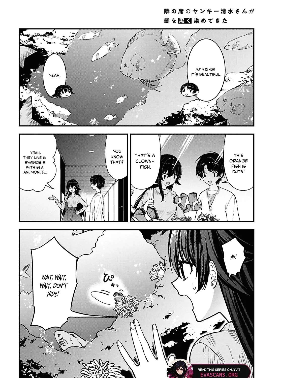 The Delinquent Shimizu-san Sitting Next to Me Has Dyed Her Hair Black Chapter 20 - page 13