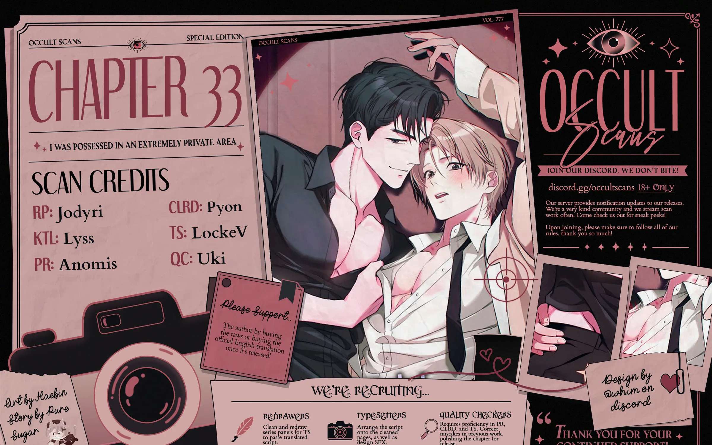 I Was Possessed in an Extremely Private Area Chapter 33 - page 189