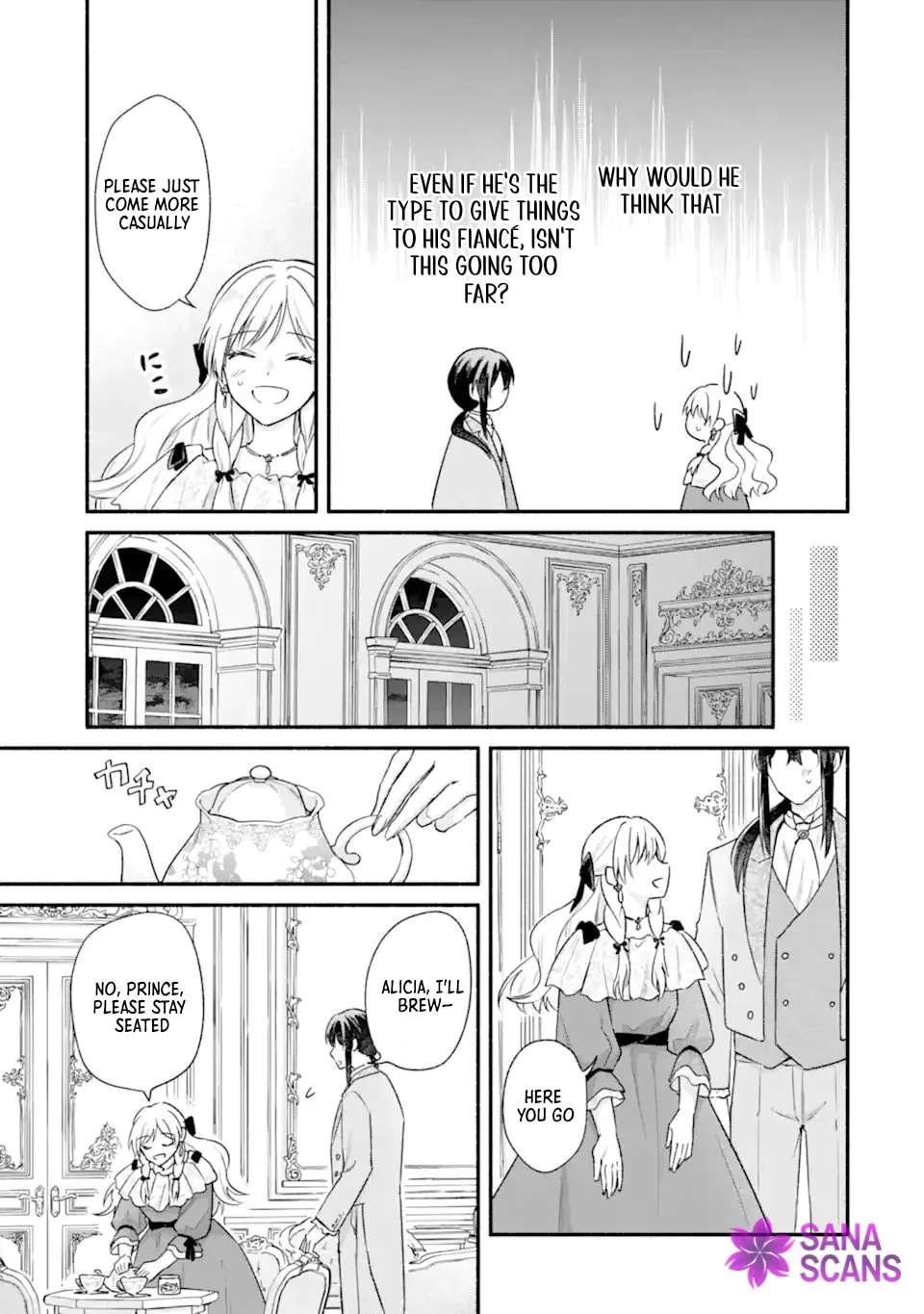 Konyaku Shitara "Kimi wa Nan mo Shinakute Ii" to Iwaremashita: Tenga no Dekiai wa Wakarinikui! Chapter 6 - page 35
