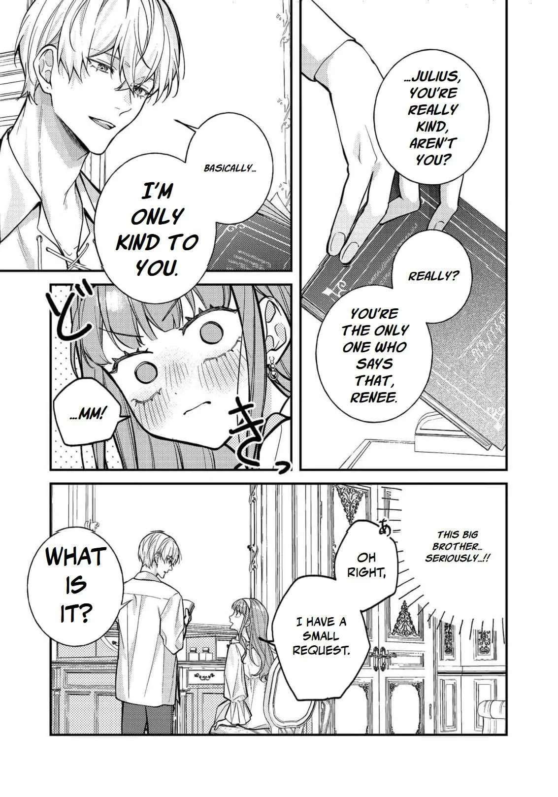 Bad End Mokuzen no Heroine ni Tensei Shita Watashi, Konse de wa Ren'ai Suru Tsumori ga Cheat na Ani ga Hanashitekuremasen!? @COMIC Chapter 47 - page 13