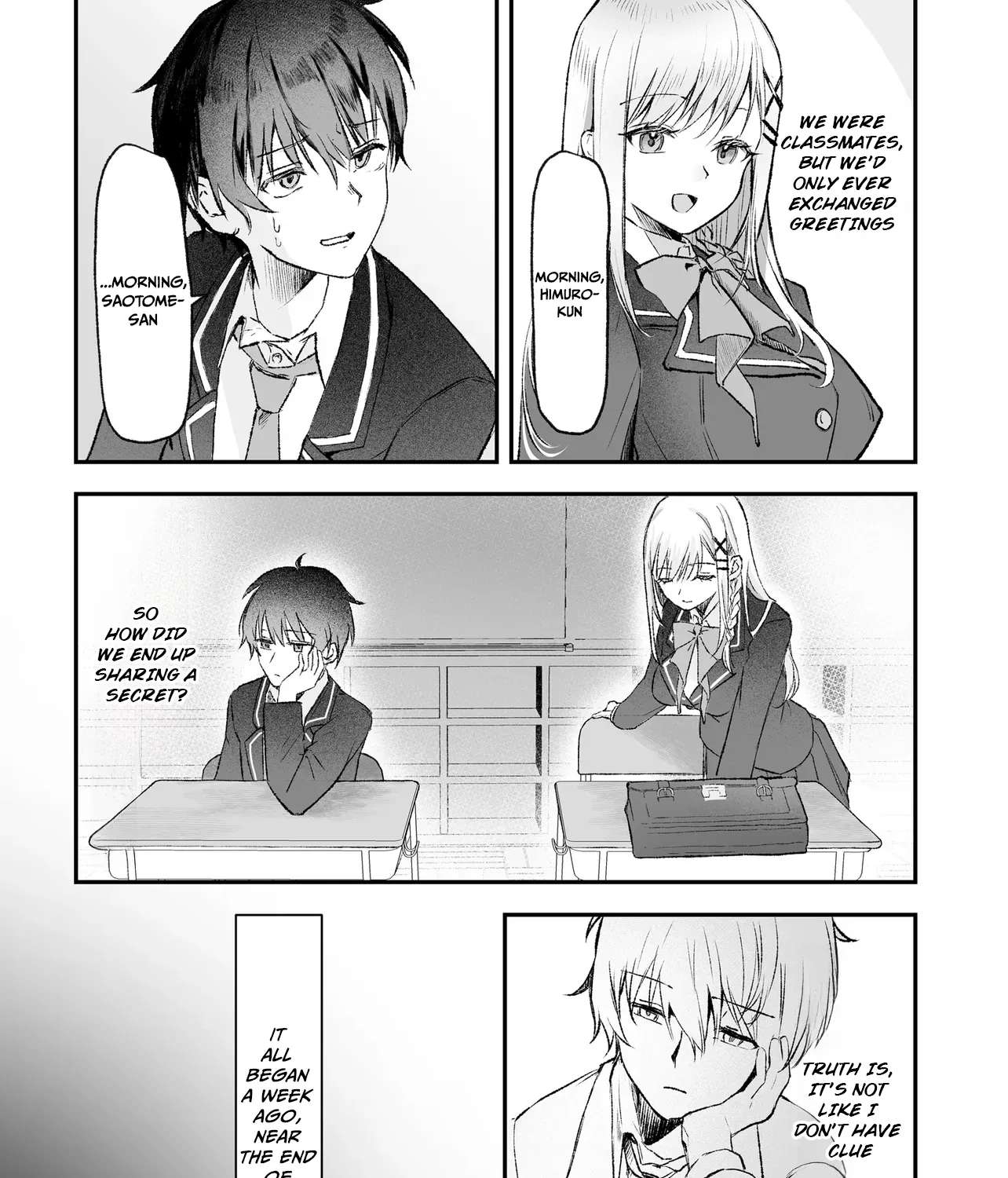 The Saintly Girl Sitting Next to Me Secretly Shows Me What's Under Her Skirt Chapter 1 - page 11