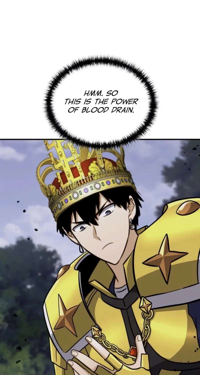 Since he is a corrupt immune system, he starts with a disastrous magic sword Chapter 12 - page 91