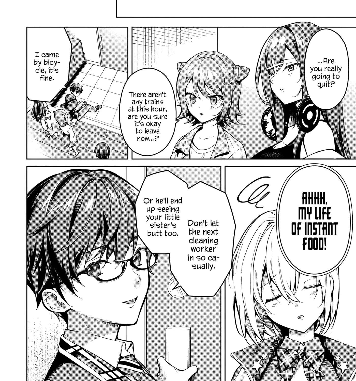 Tier 1 Shimai: Yuumei Yonshimai wa Boku nashi de wa Ikirarenai Chapter 1.2 - page 62