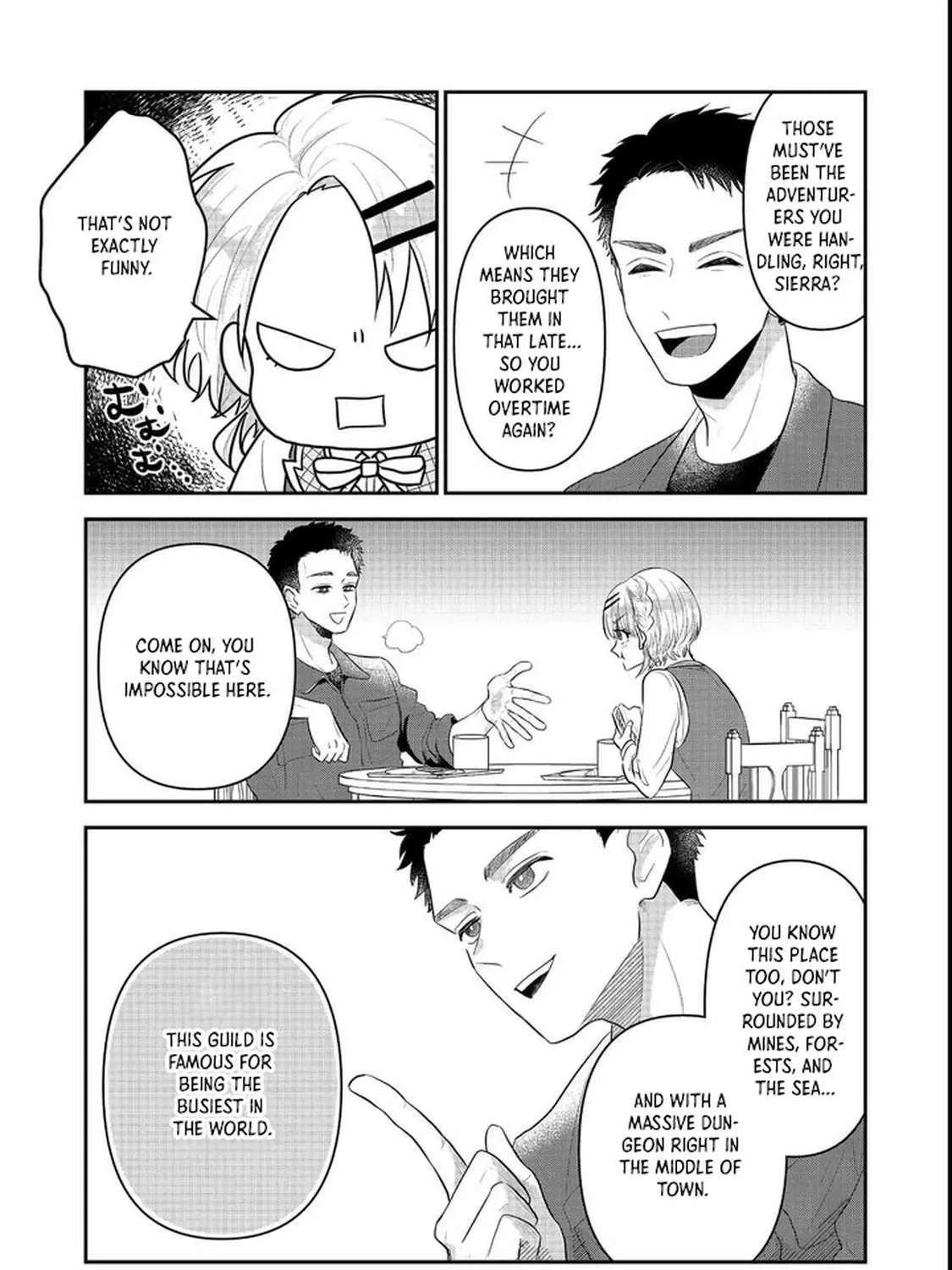 Guild no Uketsuke-jou wa Teiji Agari no Yume wo Miru Chapter 2 - page 5