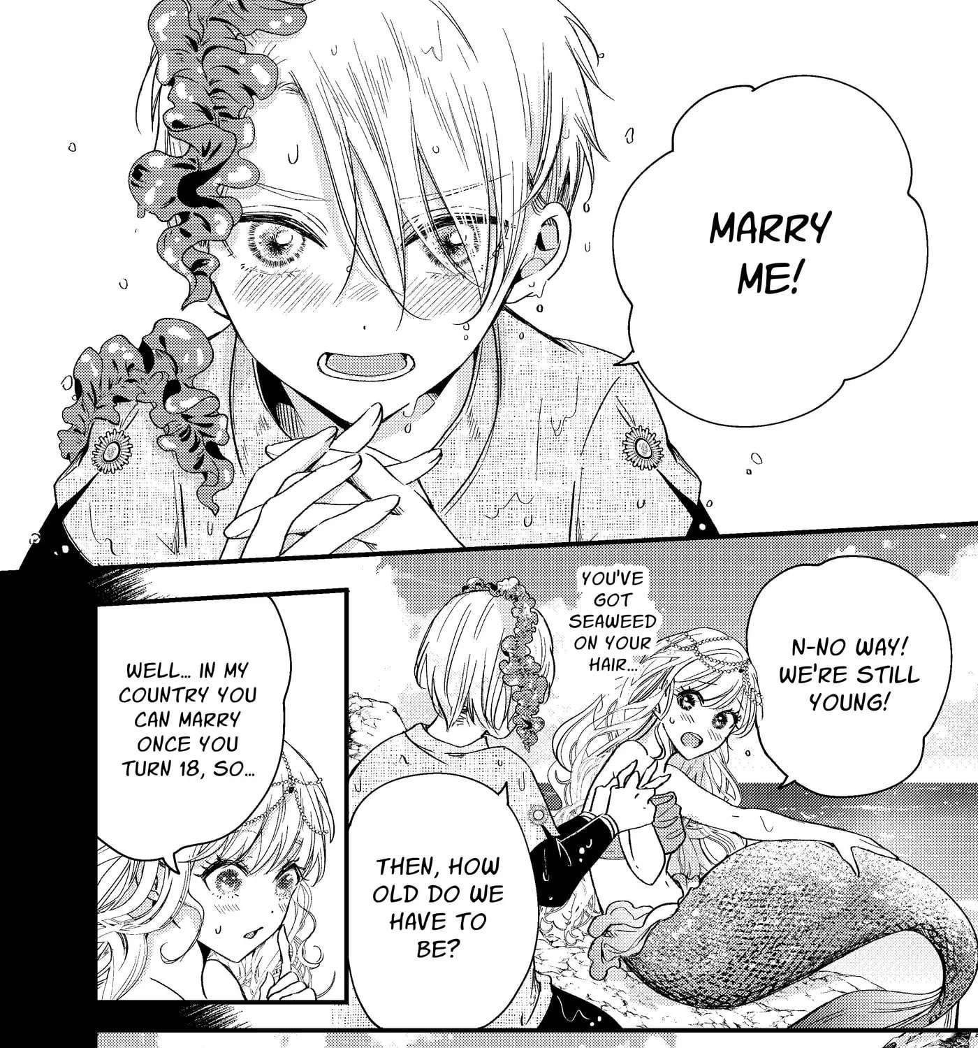 Tensei Ningyo wa Dekiai Ouji ni Torawareru Chapter 1 - page 9