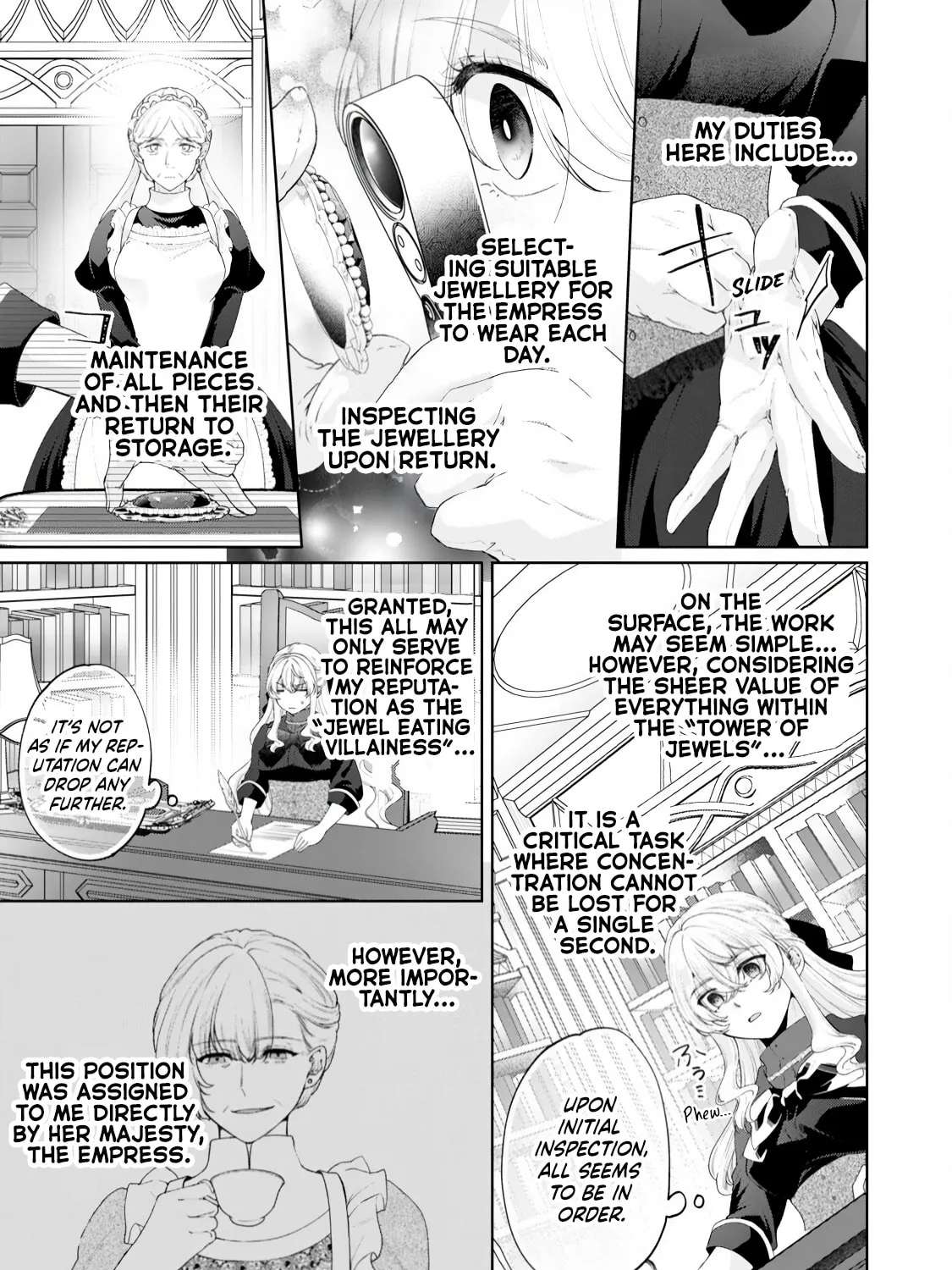 Akuyaku Reijou no Nariagari: Ringoku de Houseki no Seijo to Yobareru Made Chapter 9 - page 11