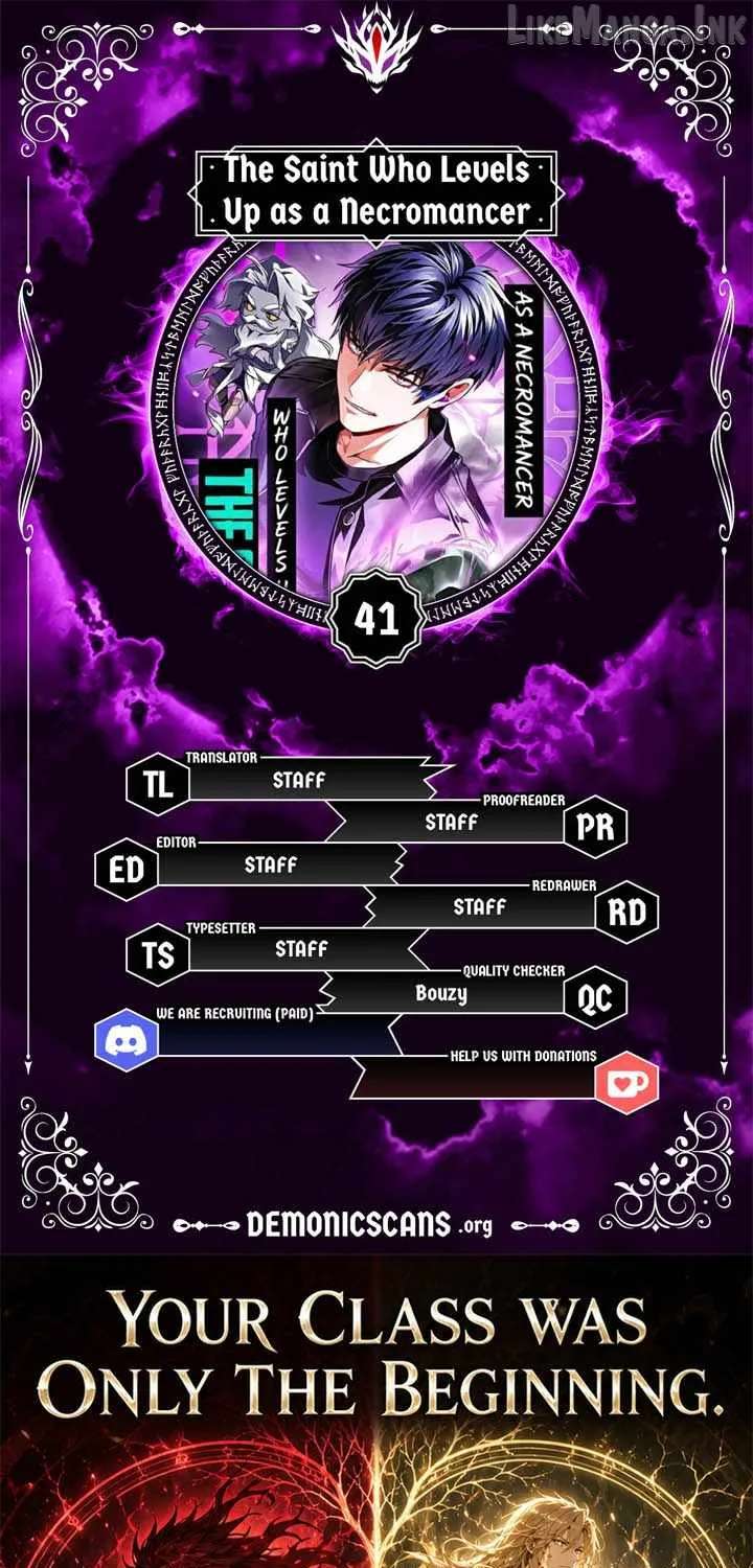 The Saint Who Levels Up as a Necromancer Chapter 41 - page 1