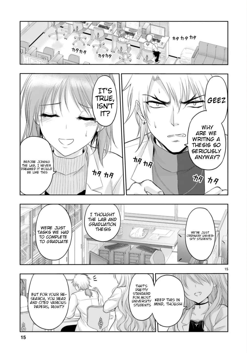 Rikei ga Koi ni Ochita no de Shoumei shitemita. Chapter 108 - page 15