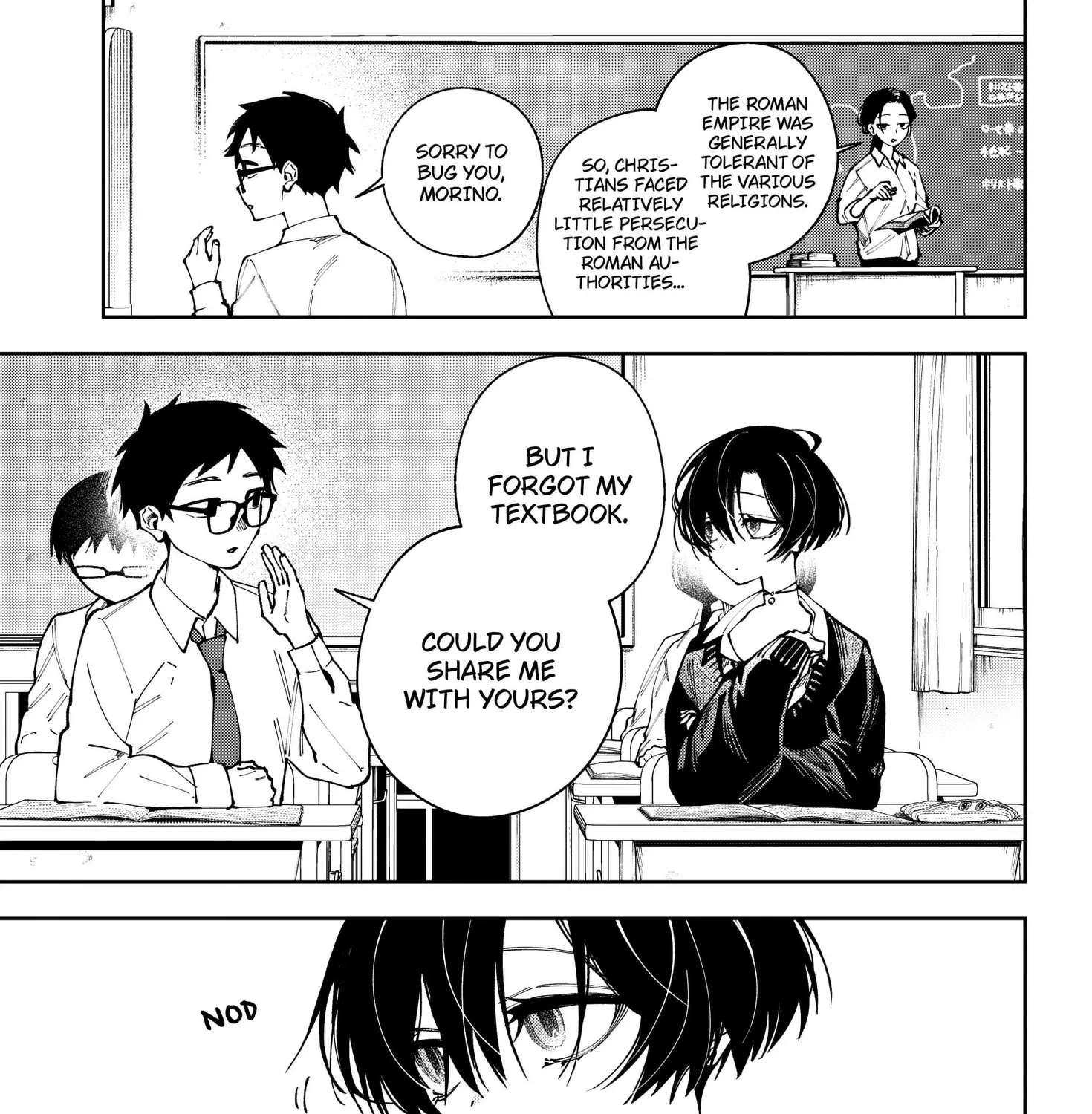 Morino-san Just Won't Leave Me Be Chapter 1 - page 9