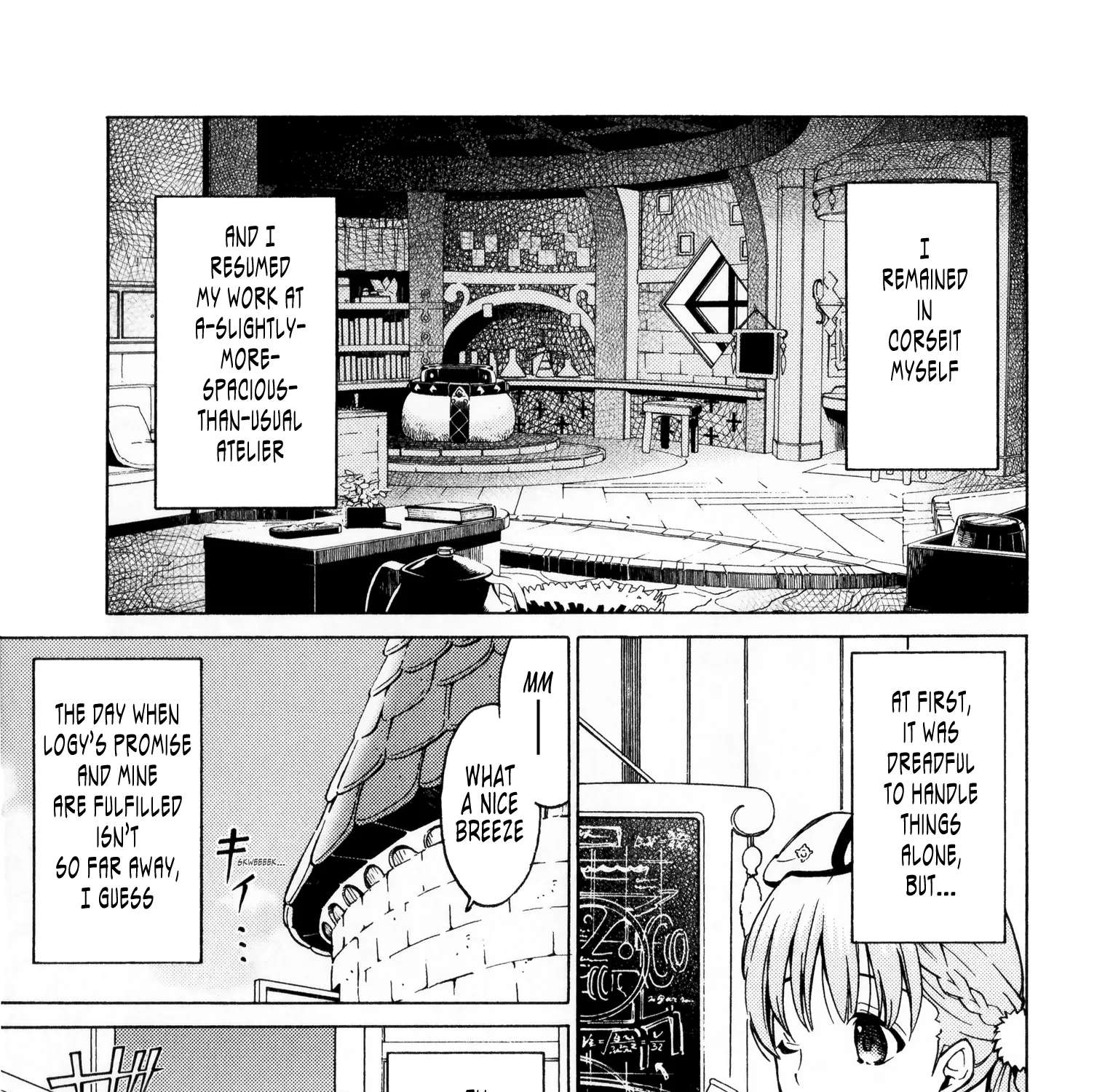 Escha & Logy No Atelier - Tasogare No Sora No Renkinjutsushi Chapter 12 - page 57