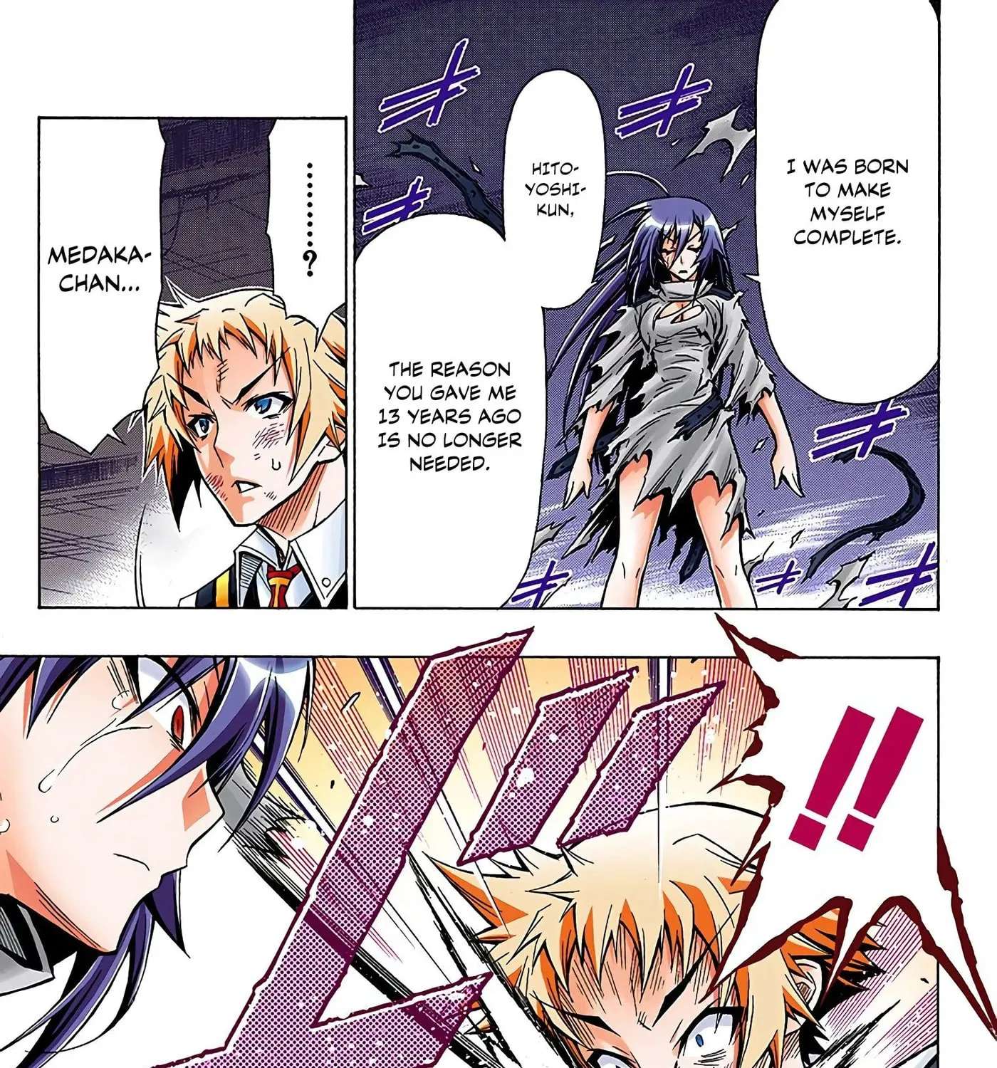 Medaka Box (Official Colored) Chapter 52 - page 4