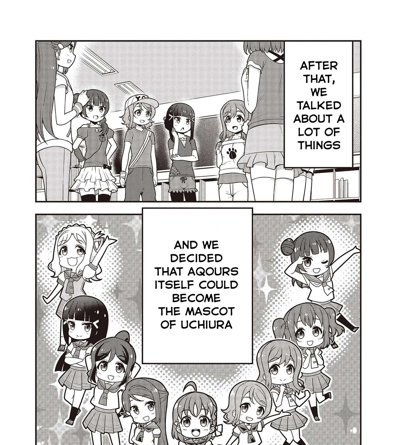 Love Live! Sunshine!! Maru's 4-Koma Chapter 18 - page 17