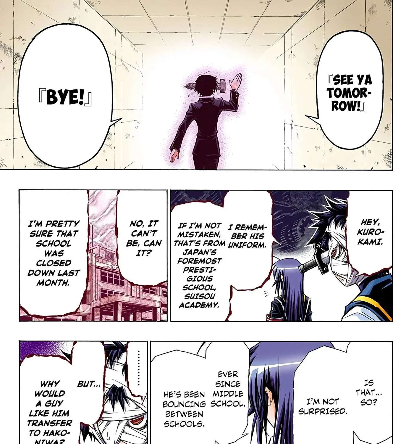 Medaka Box (Official Colored) Chapter 56 - page 36