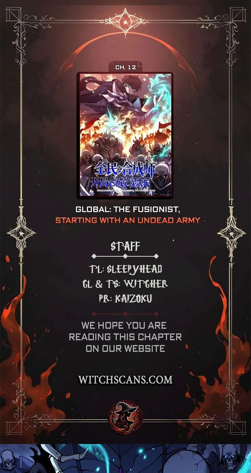 Global Awakening: The Synthesis Master Starts with an Undead Army Chapter 12 - page 1