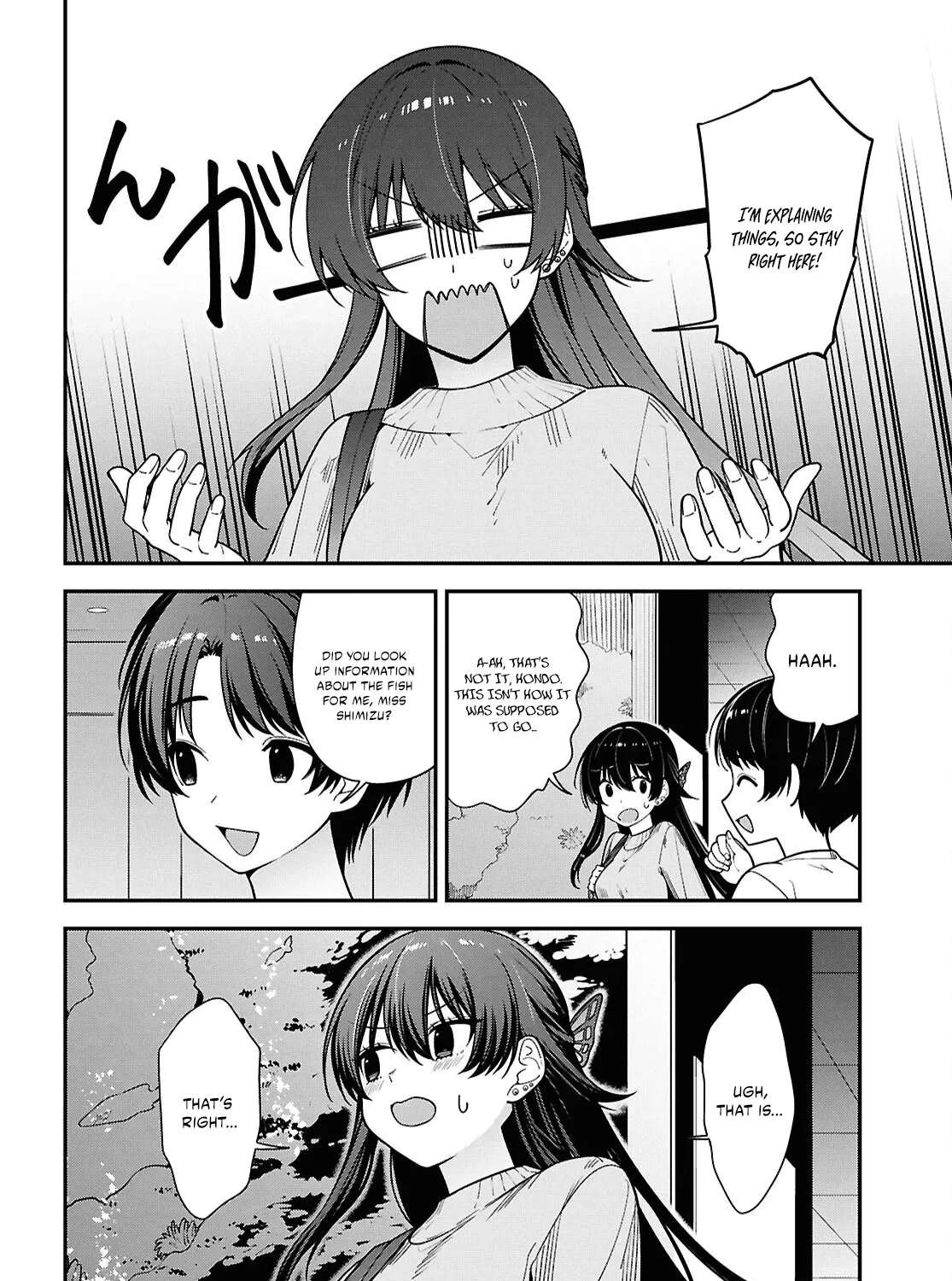 The Delinquent Shimizu-san Sitting Next to Me Has Dyed Her Hair Black Chapter 20 - page 15