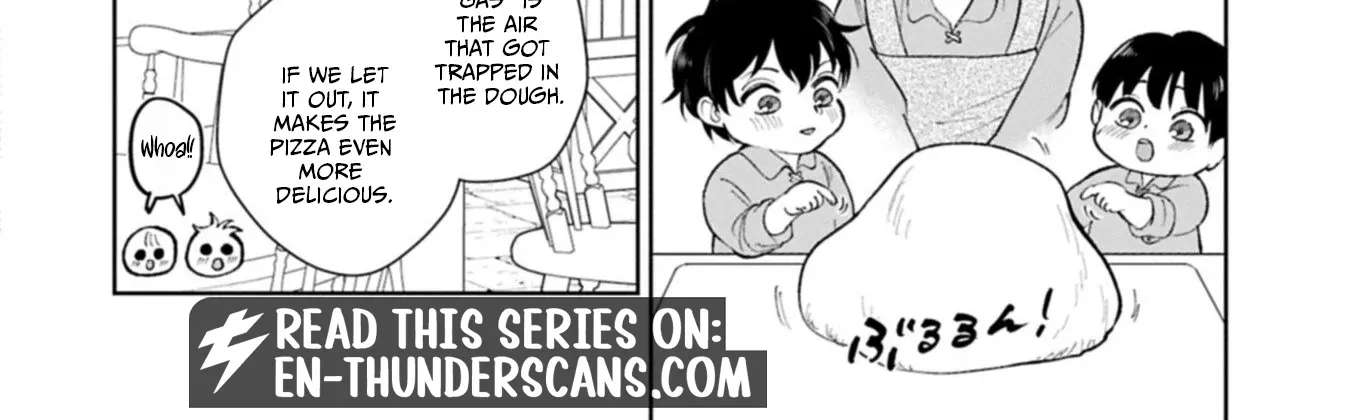 Ashita mo Ii Hi de Arimasu You ni.: Isekai de Atarashii Kazoku ga Dekimashita: San Kyoudai no Hokkori Gohan Nikki Chapter 5 - page 38