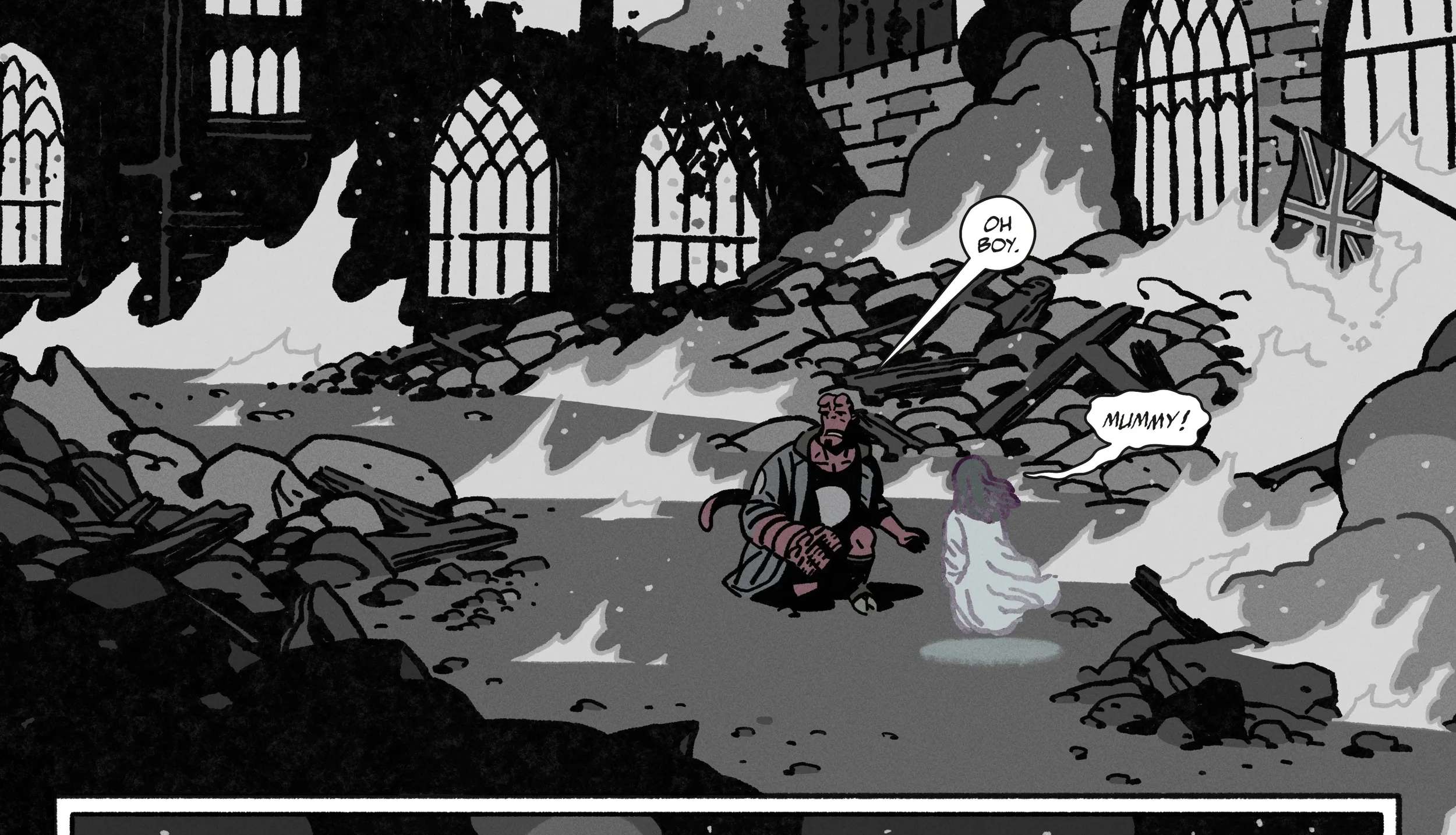 Hellboy in Love: Black Eyes Chapter 1 - page 44
