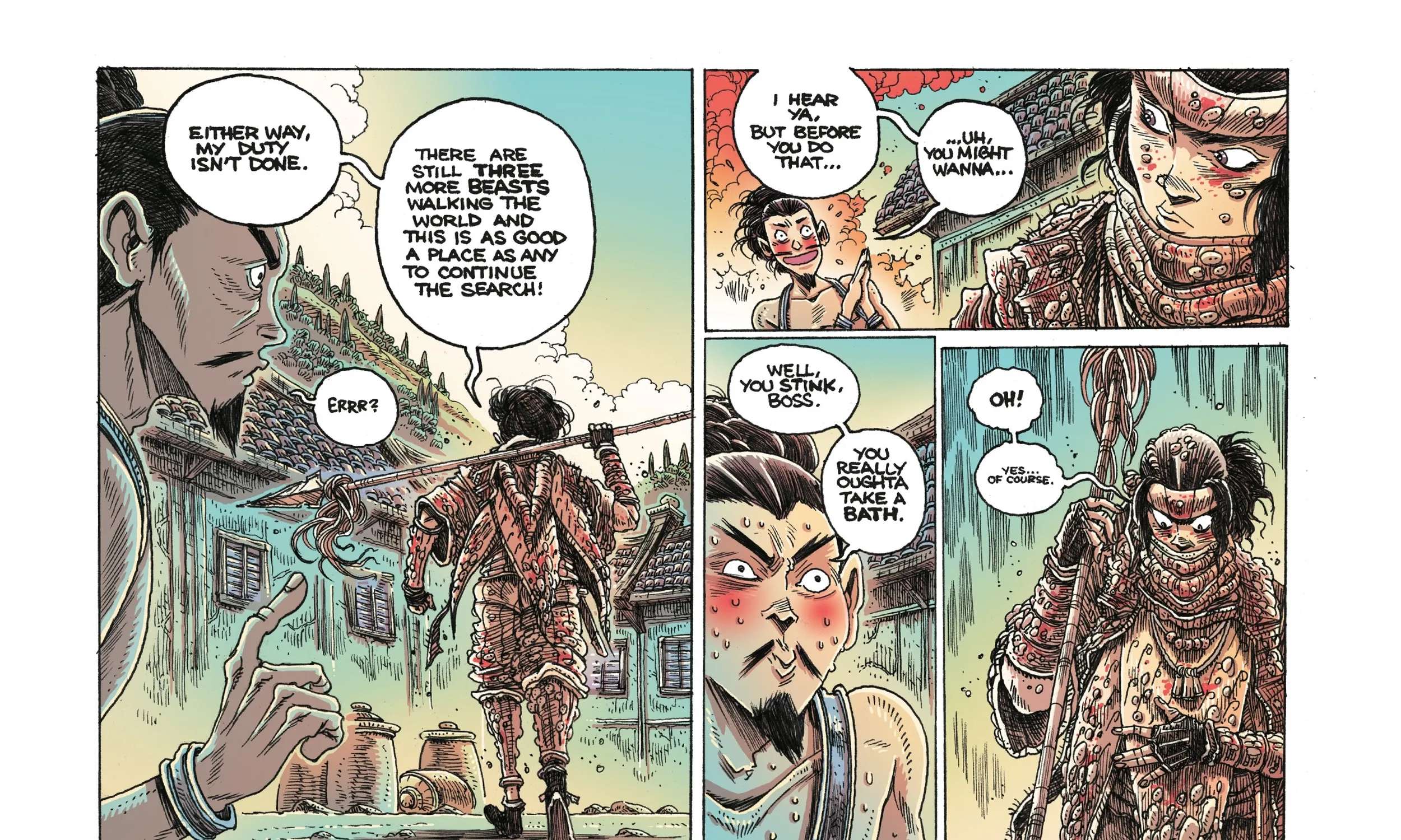 Orphan and the Five Beasts: Bath of Blood Chapter 1 - page 16