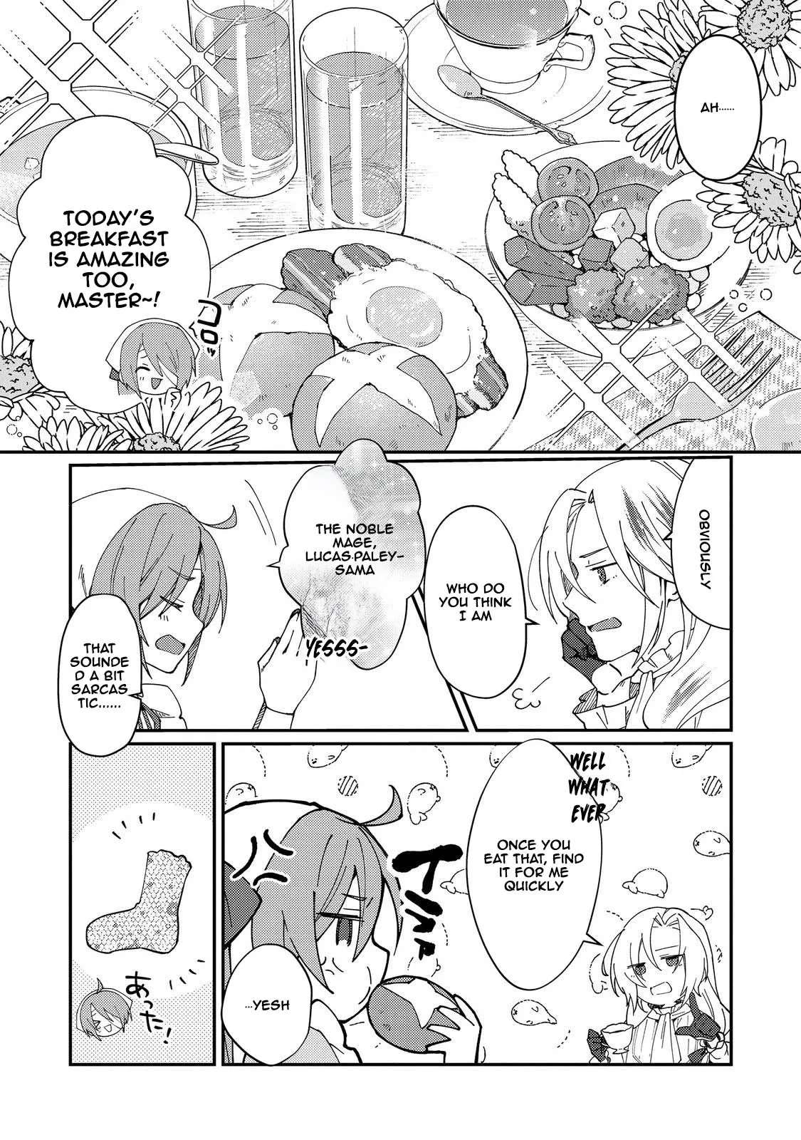 Hiroware Deshi to Birei Majutsushi ~Monogusa Shishou no Kutsushita Sagashi wa Kyou mo Taihendesu~ @COMIC Chapter 1 - page 5