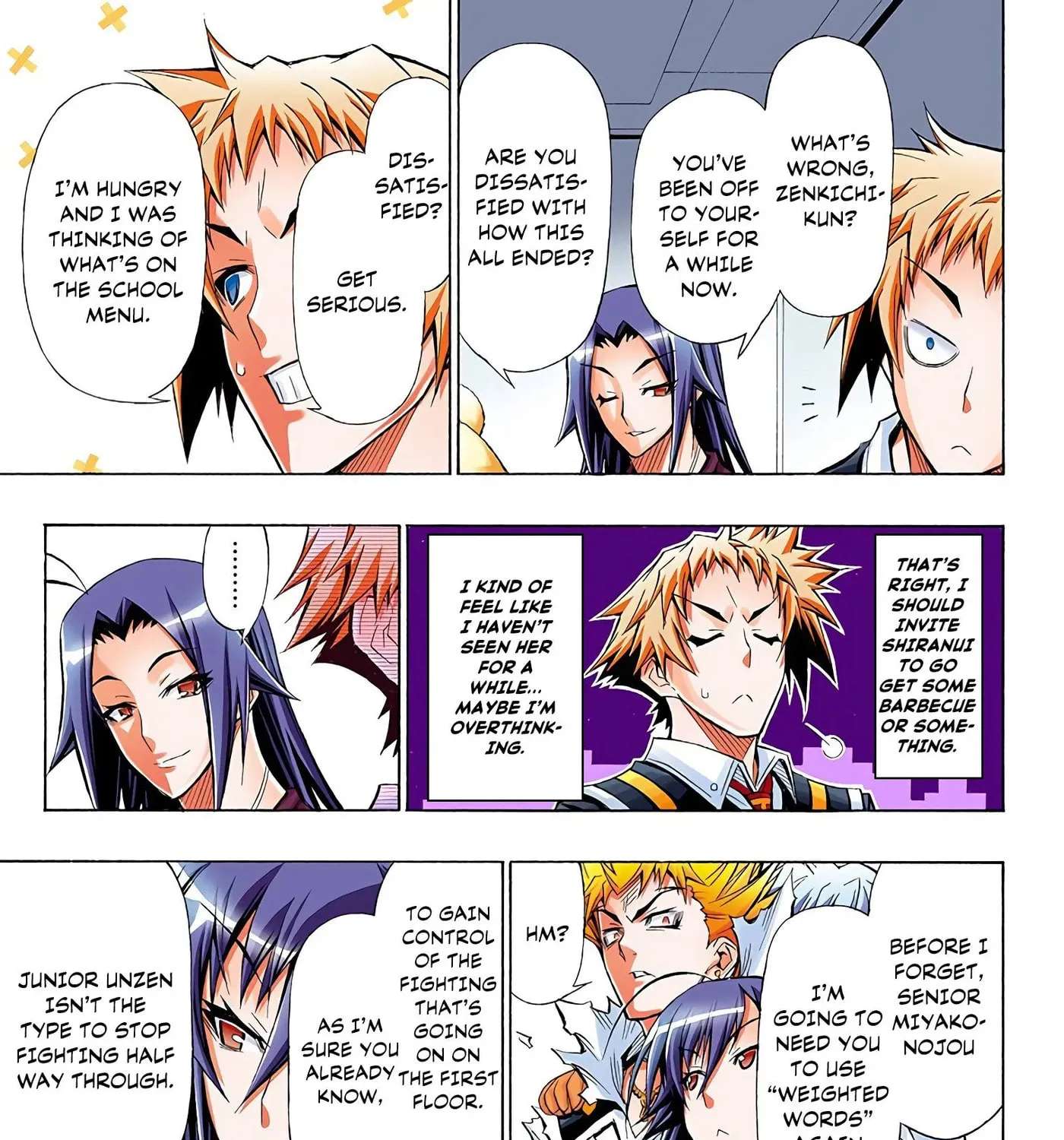 Medaka Box (Official Colored) Chapter 55 - page 25