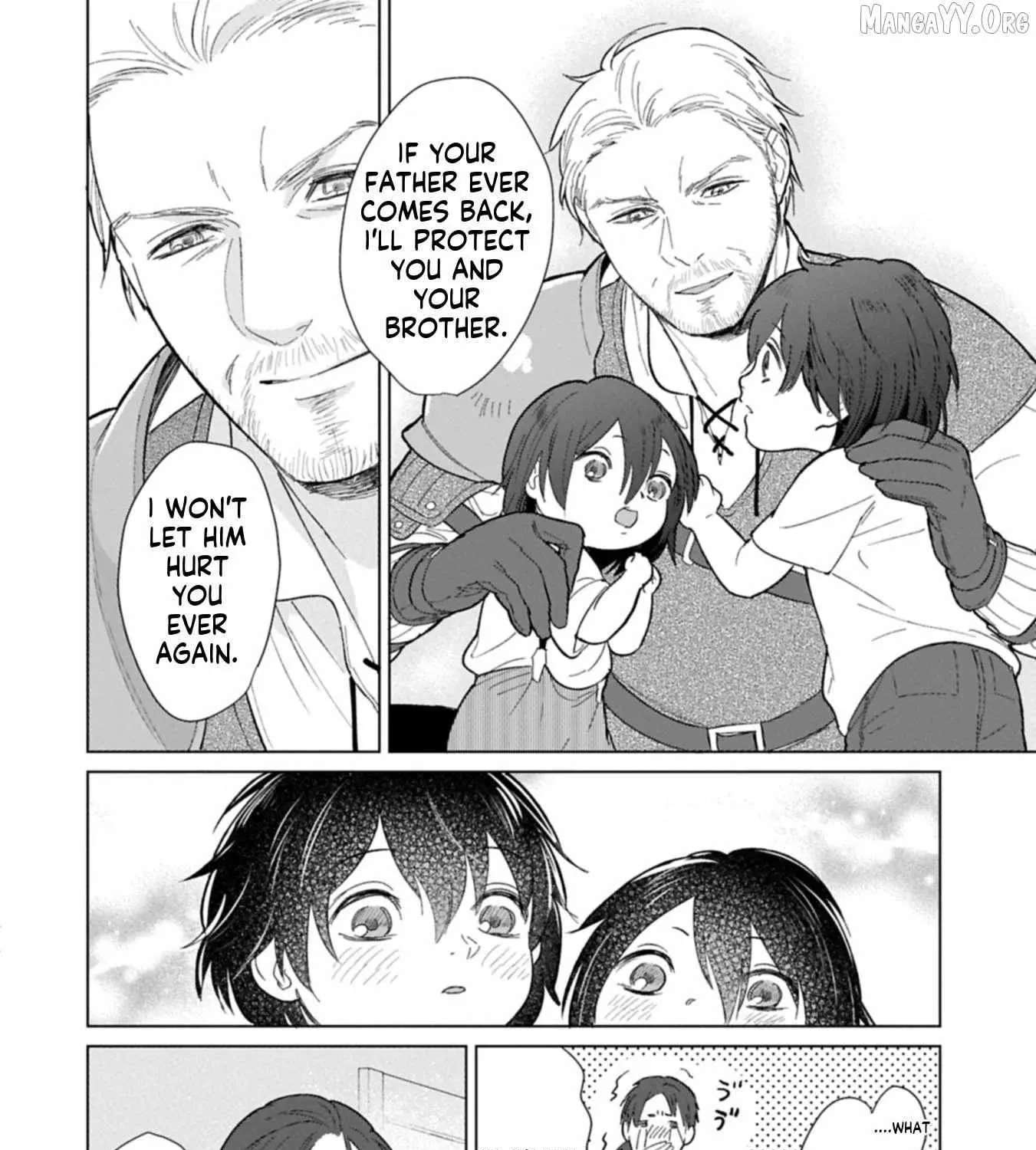 Ashita mo Ii Hi de Arimasu You ni.: Isekai de Atarashii Kazoku ga Dekimashita: San Kyoudai no Hokkori Gohan Nikki Chapter 1 - page 44