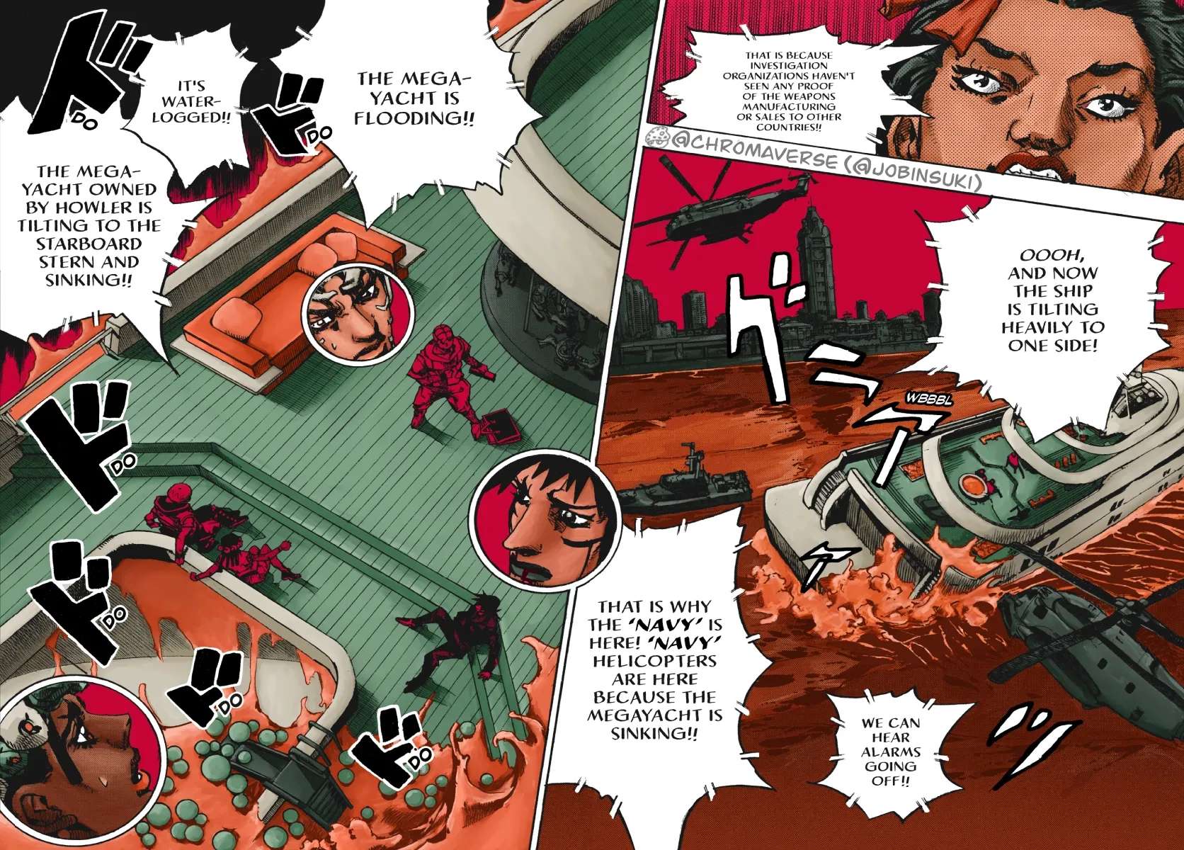 Jojo's Bizarre Adventure Part 9 - The Jojolands (Fan-Colored) Chapter 32 - page 14