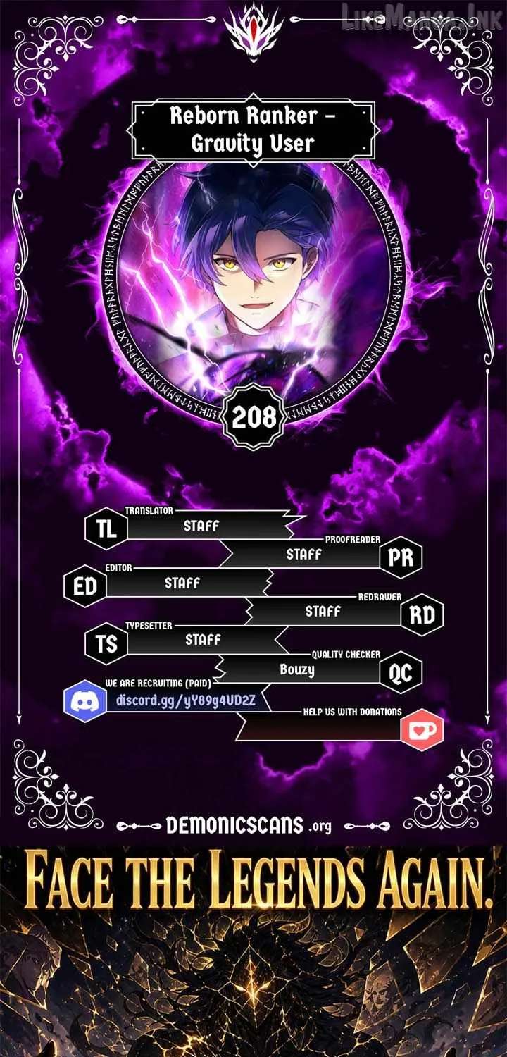 Reborn Ranker – Gravity User (Manga) Chapter 208 - page 1
